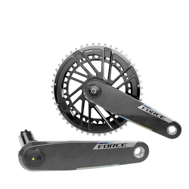 Force AXS E1 Kurbelgarnitur, 50-37T - schwarz - Image 2