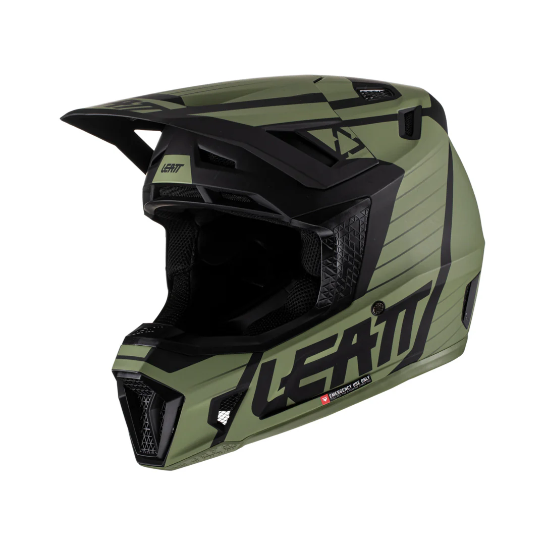 Helm inkl. Brille 7.5 V22 Graphic schwarz-grün - Image 2