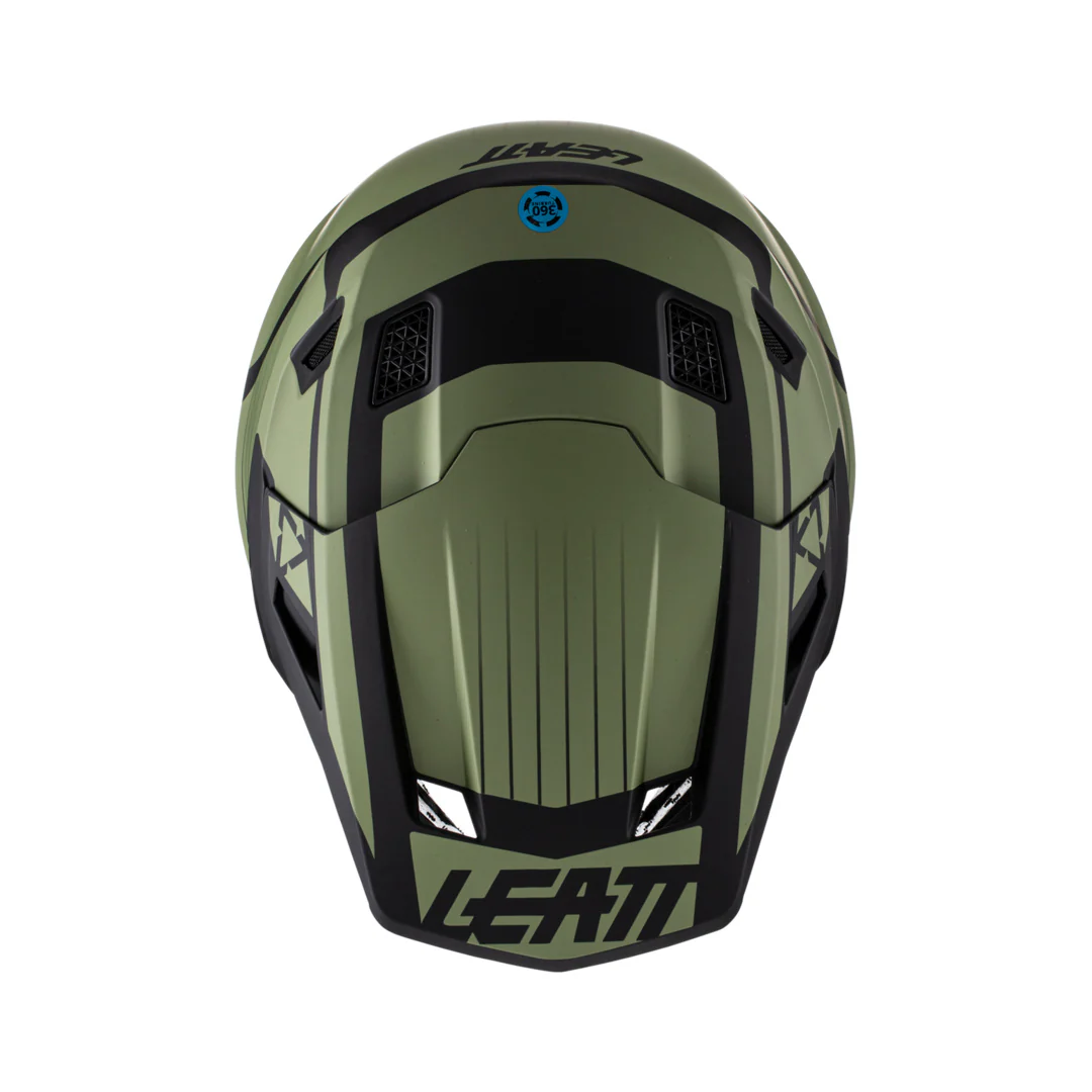 Helm inkl. Brille 7.5 V22 Graphic schwarz-grün - Image 3