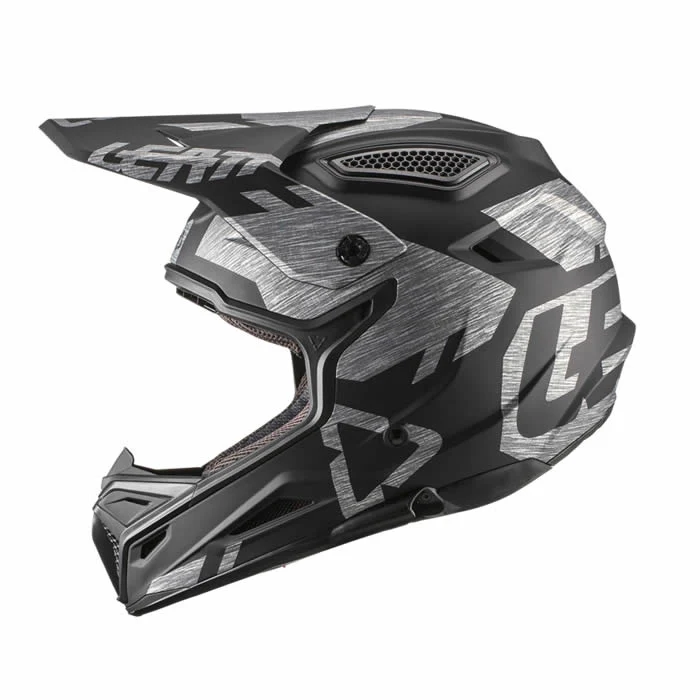 Motocrosshelm GPX 4.5 - schwarz matt-grau - Image 2