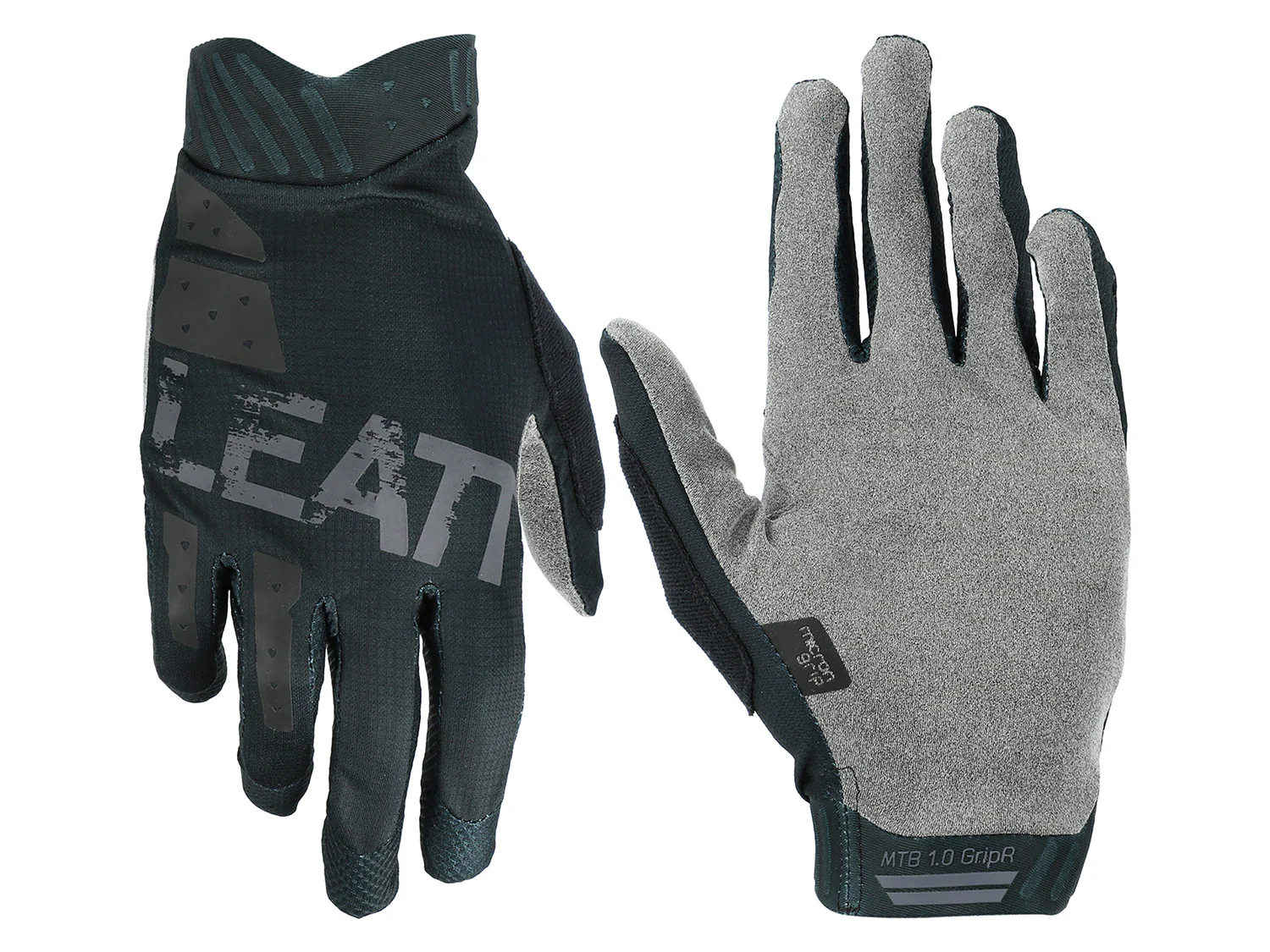 Glove MTB 1.0 GripR Junior Black - Image 3