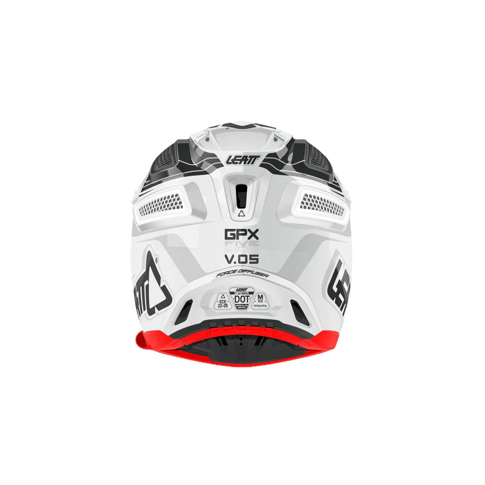 Helm 5.5 Comp V05 weiss-schwarz-rot - Image 2