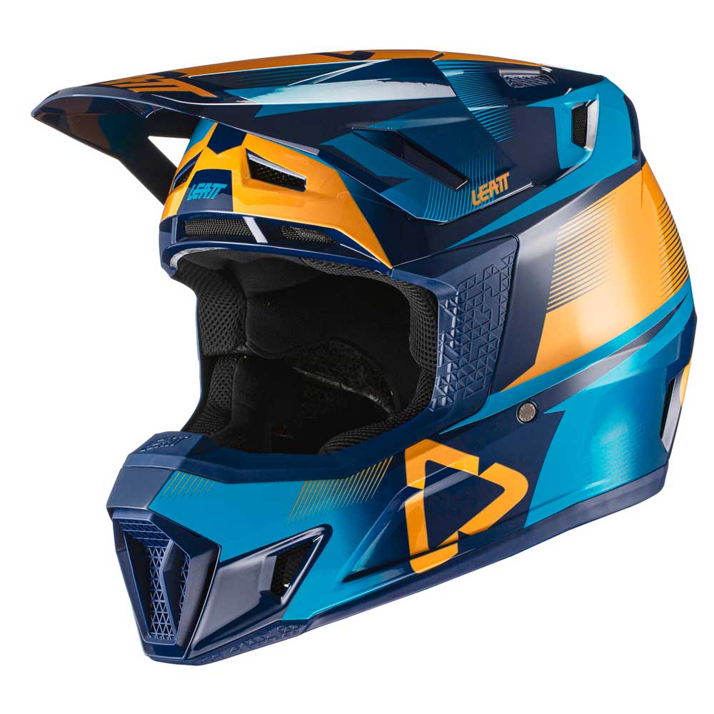 Helm inkl. Brille 7.5 V21.1 blau-gelb - Image 5