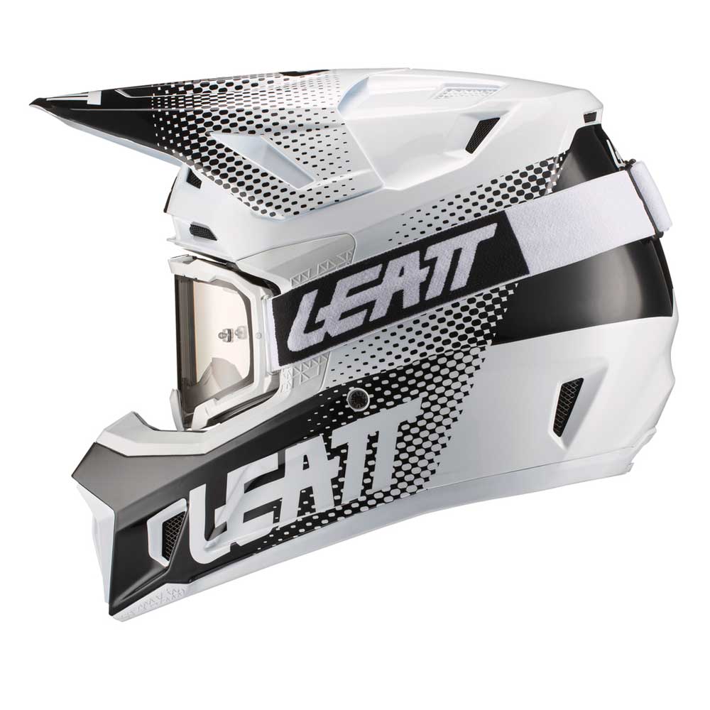 Helm inkl. Brille 7.5 V21.1 weiss-schwarz - Image 3