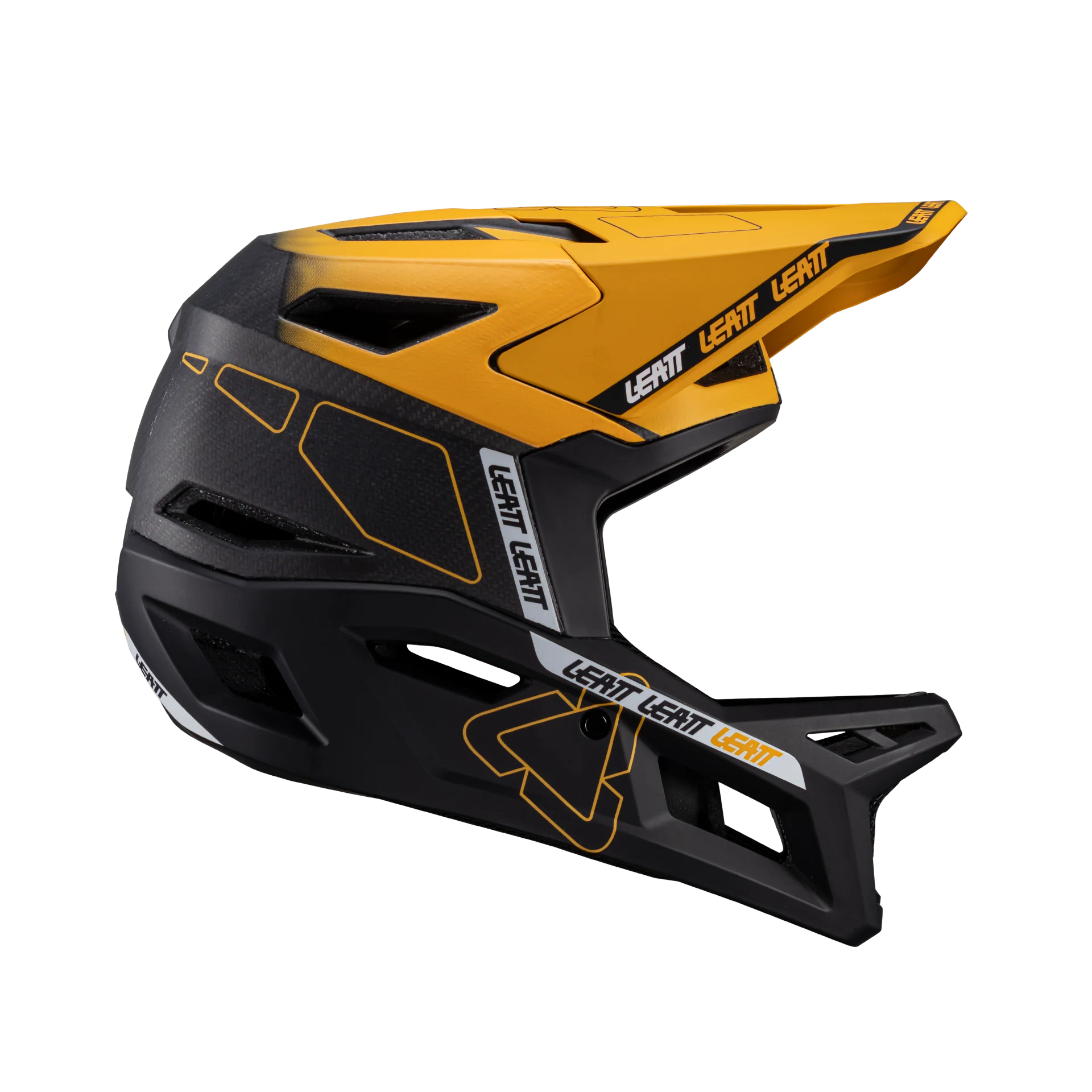Helm MTB Gravity 6.0 Carbon - Gold - Image 2