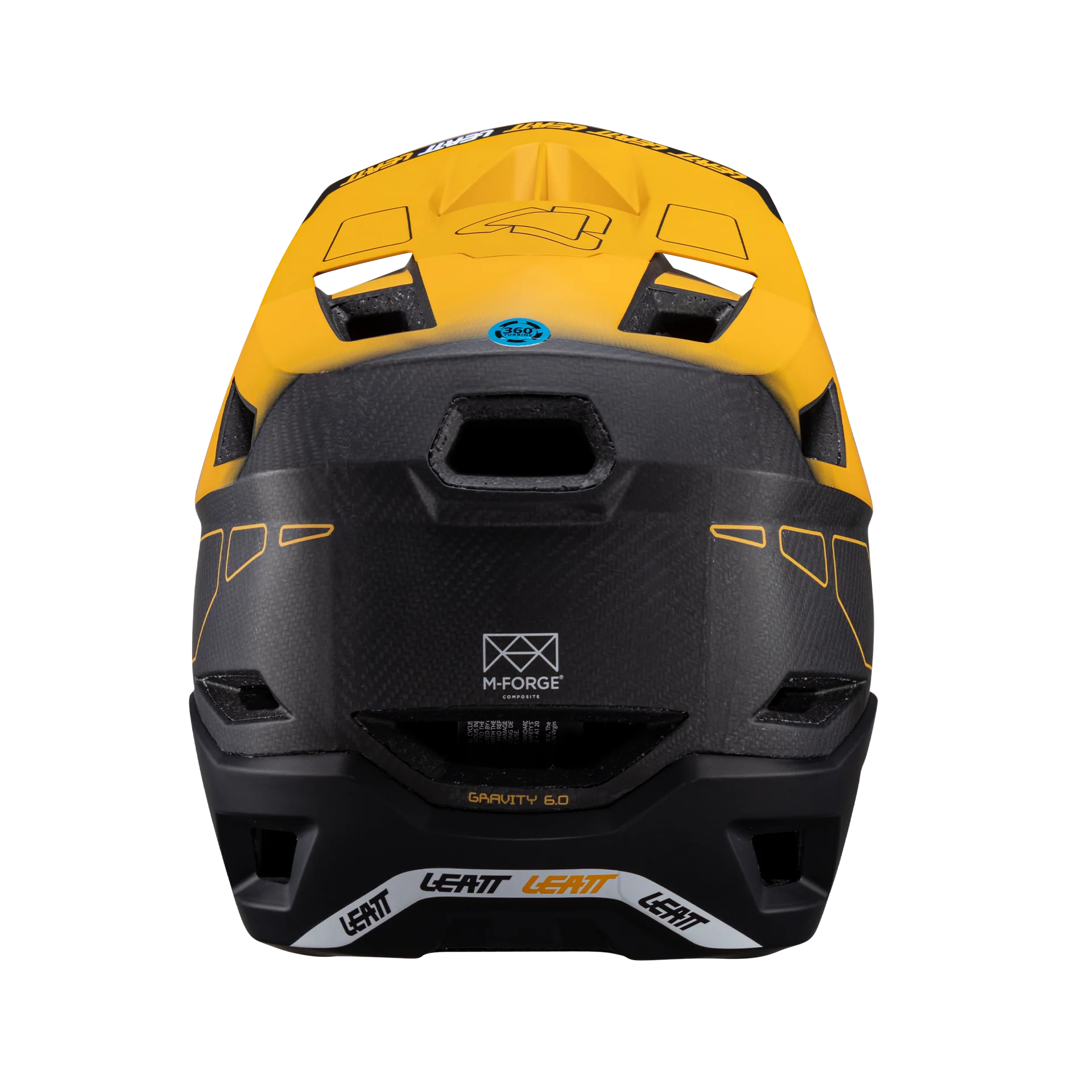 Helm MTB Gravity 6.0 Carbon - Gold - Image 5