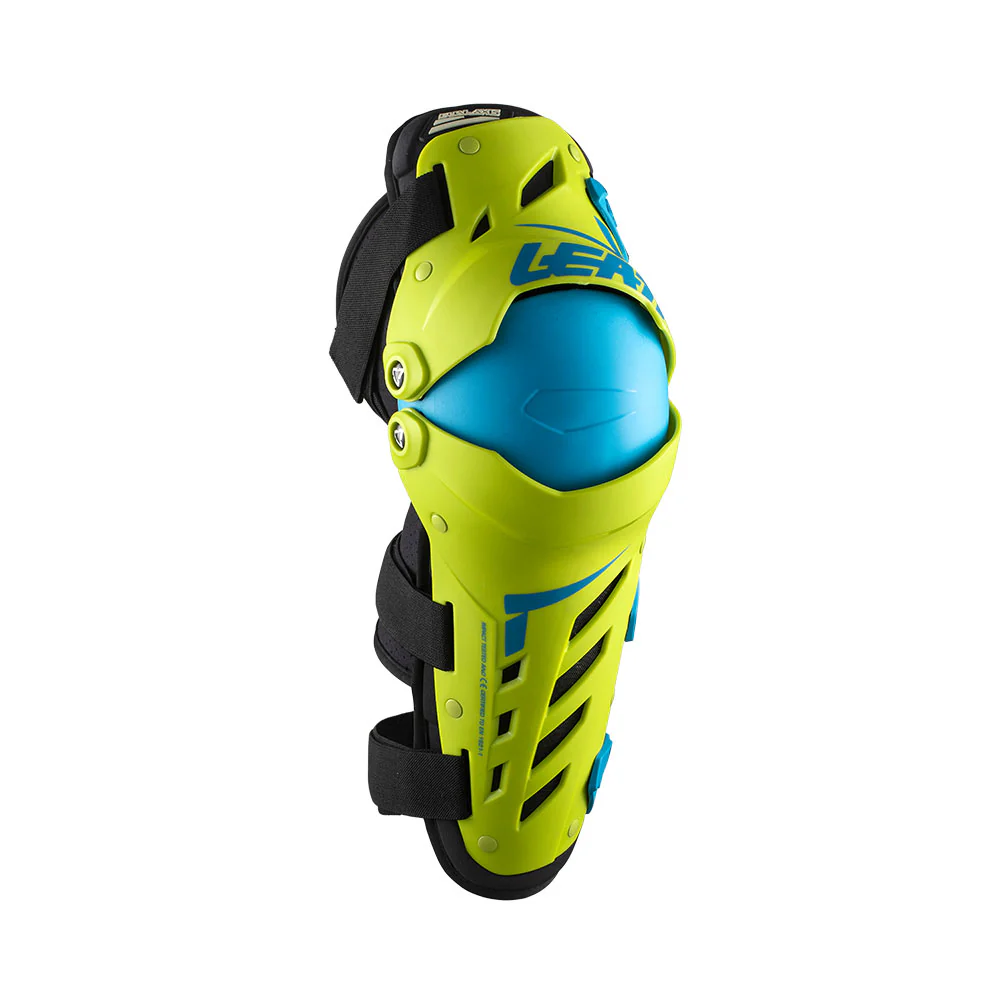 Knie Protektor Dual AXIS lime-blau - Image 2