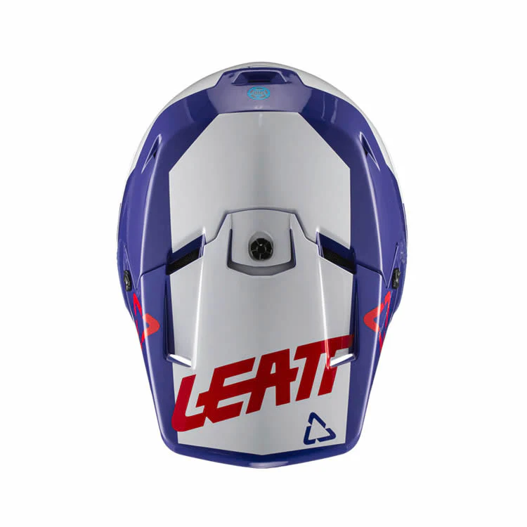 Motocrosshelm GPX 3.5 - blau-weiss - Image 3