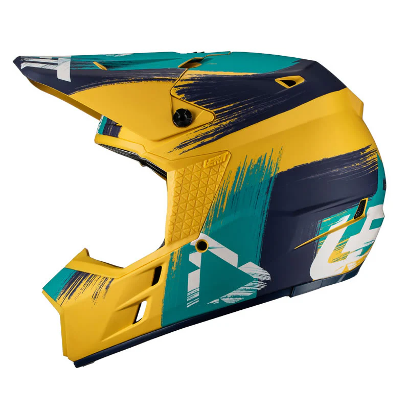 Motocrosshelm GPX 3.5 V19.1 gold-türkis - Image 2