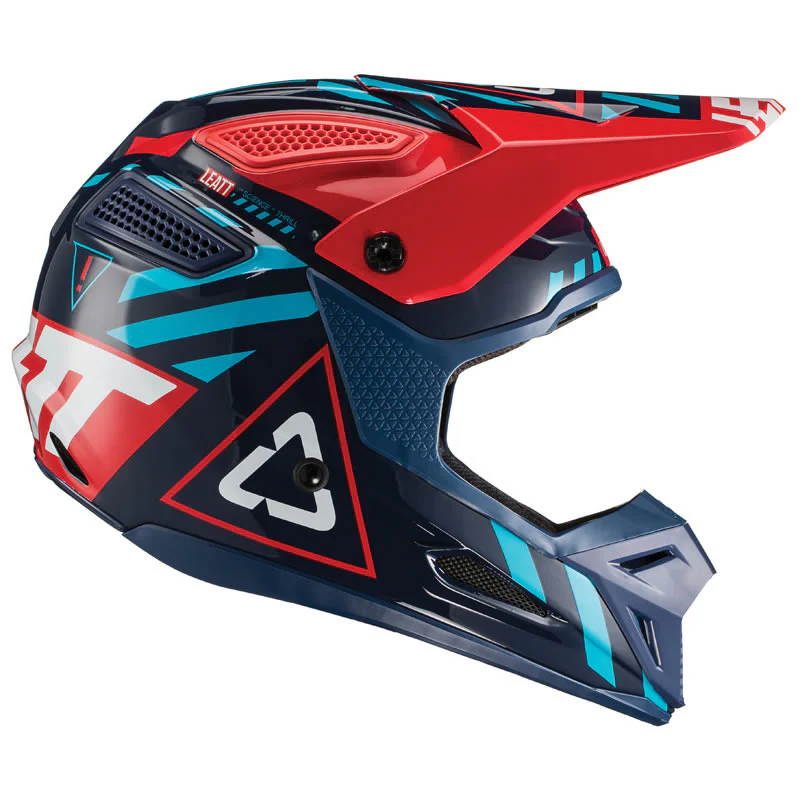 Motocrosshelm GPX 5.5 V19.1 blau-rot - Image 3