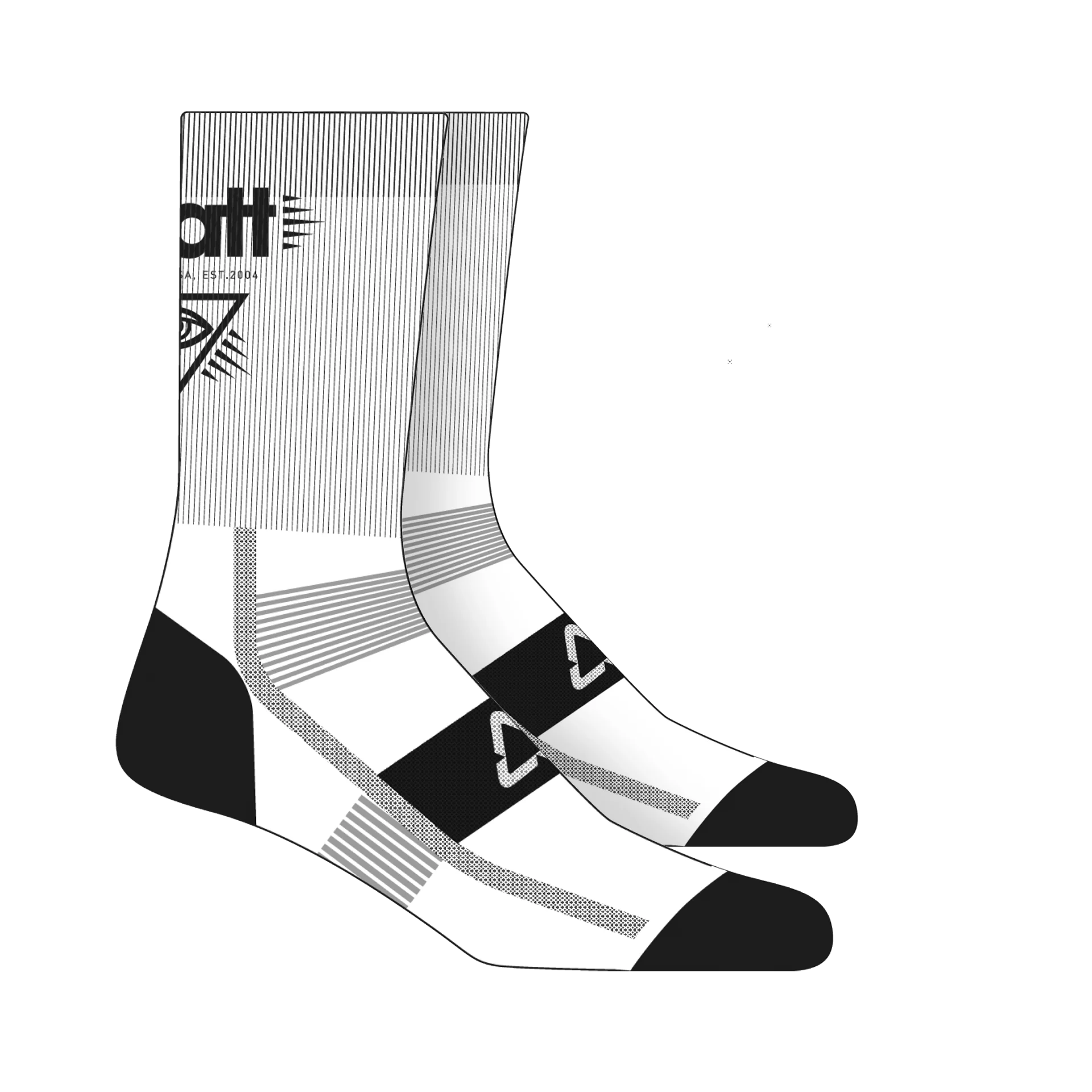 Socken MTB - White