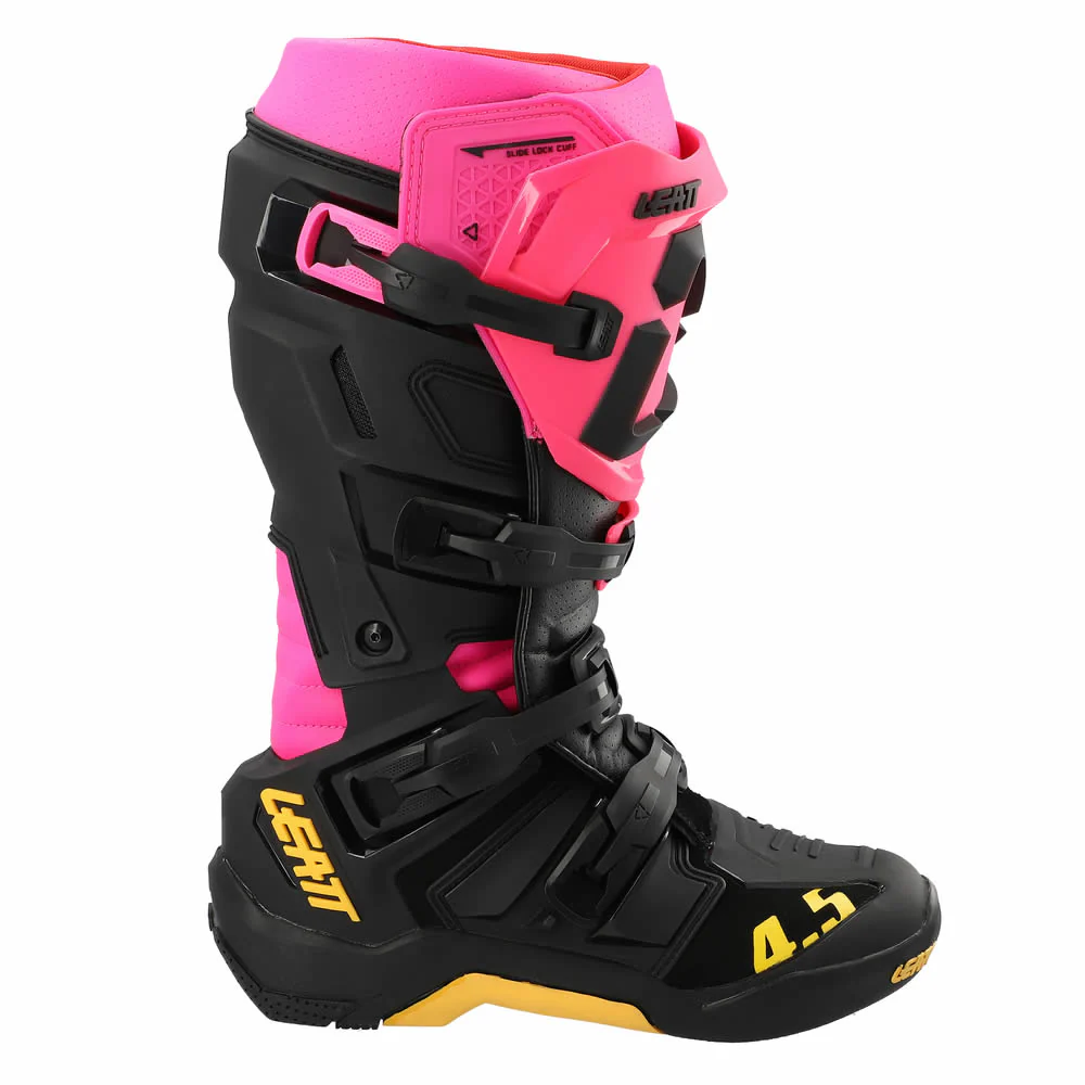 Stiefel 4.5 - schwarz-pink-gelb - Image 6