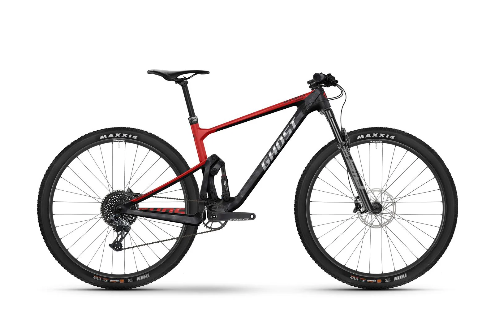 Lector FS SF Universal - carbon/riot red - glossy