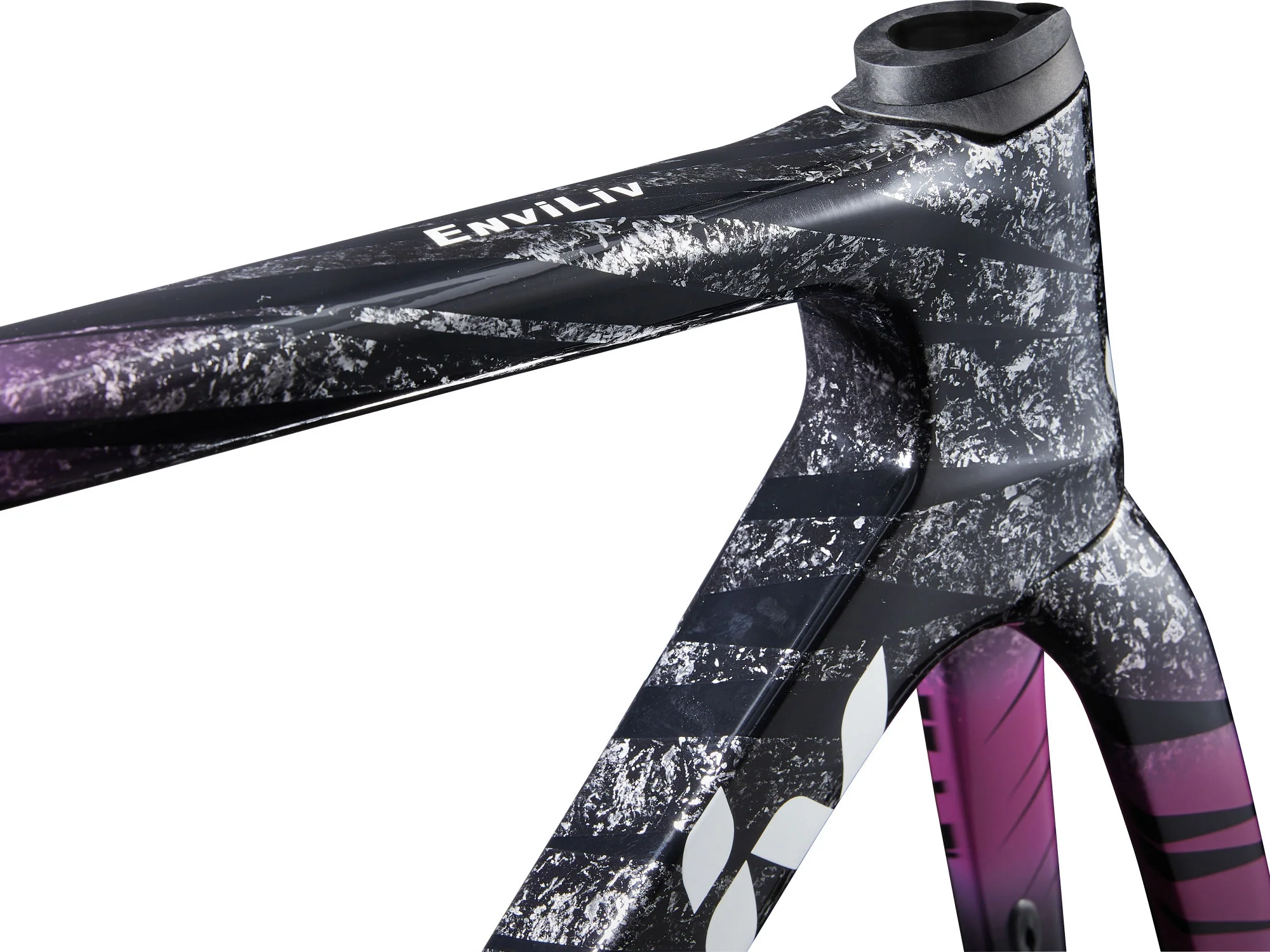 EnviLiv Advanced SL Rahmenset - Aubergine / Raw Carbon - Image 4
