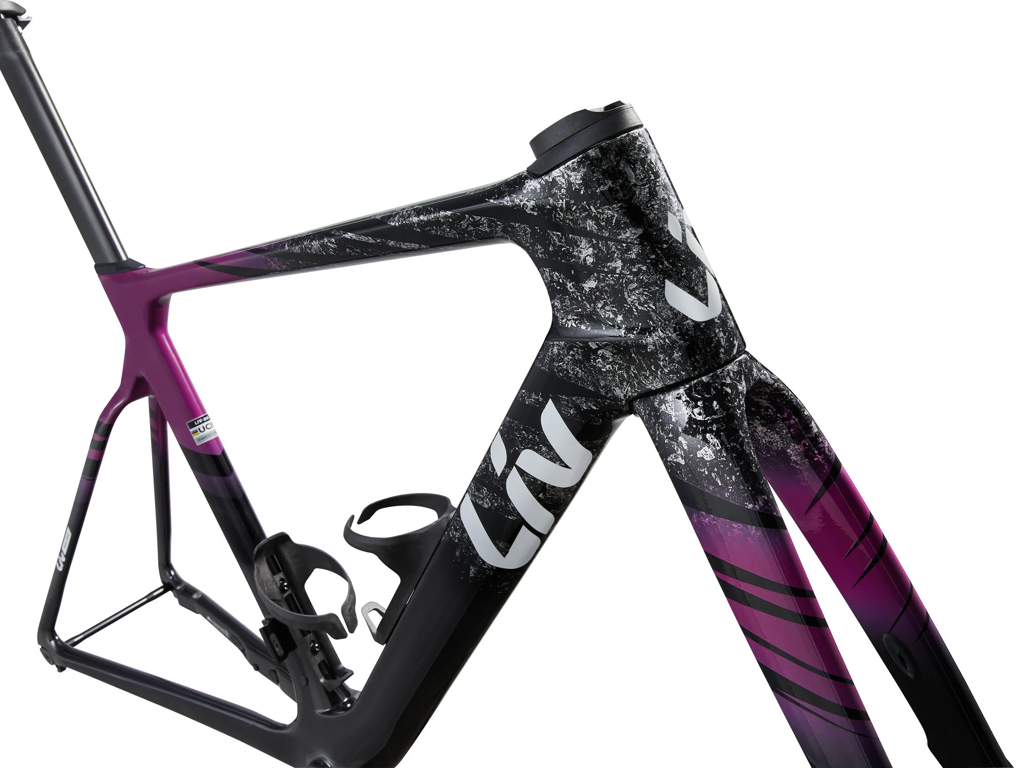 EnviLiv Advanced SL Rahmenset - Aubergine / Raw Carbon - Image 5