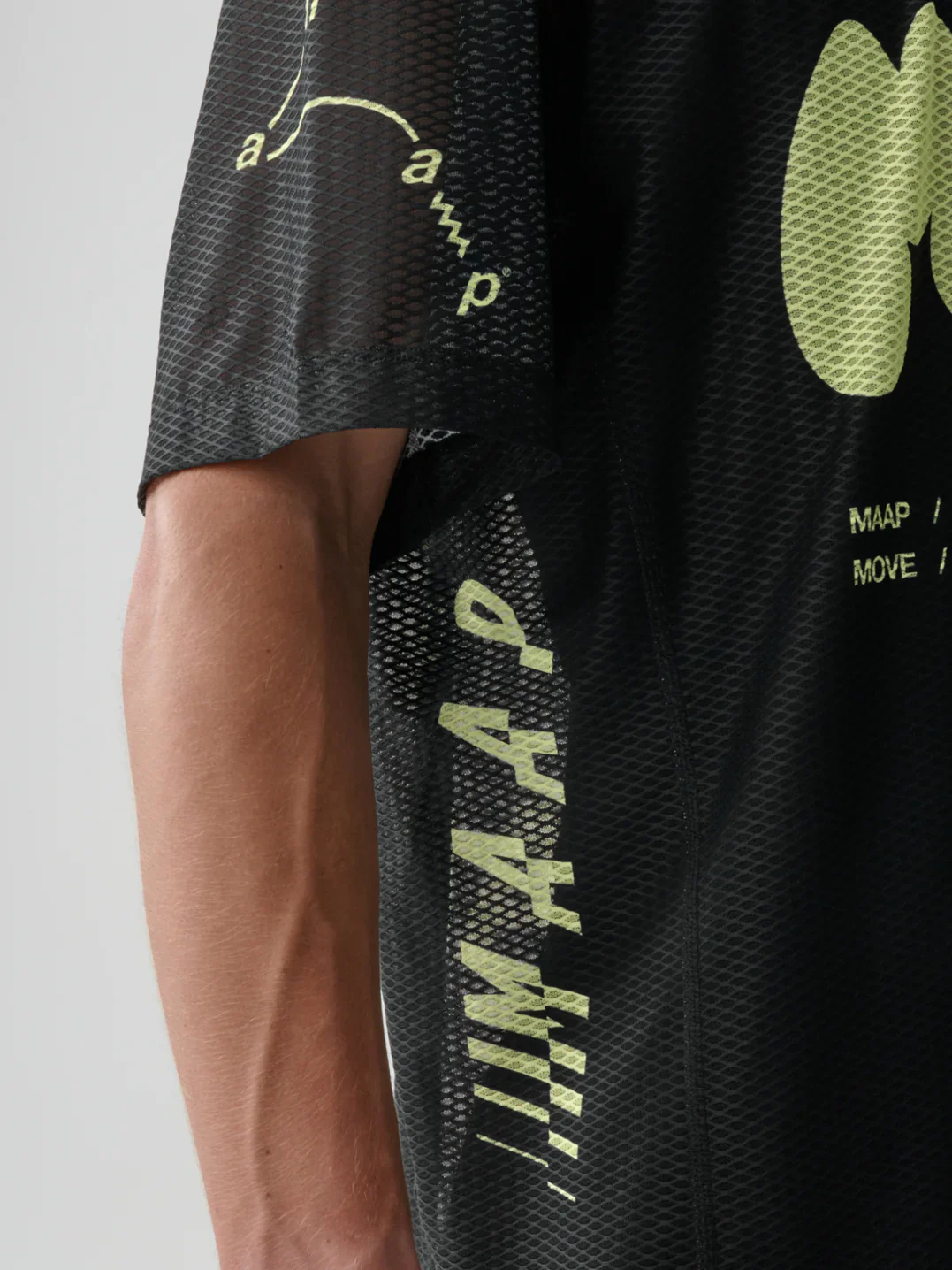 Aerate Mesh Tee - Black - Image 7