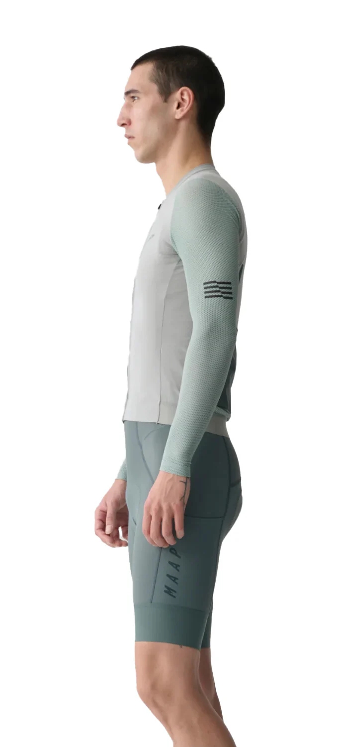 Evade Pro Base LS Jersey 2.0 - Ghost Grey - Image 4