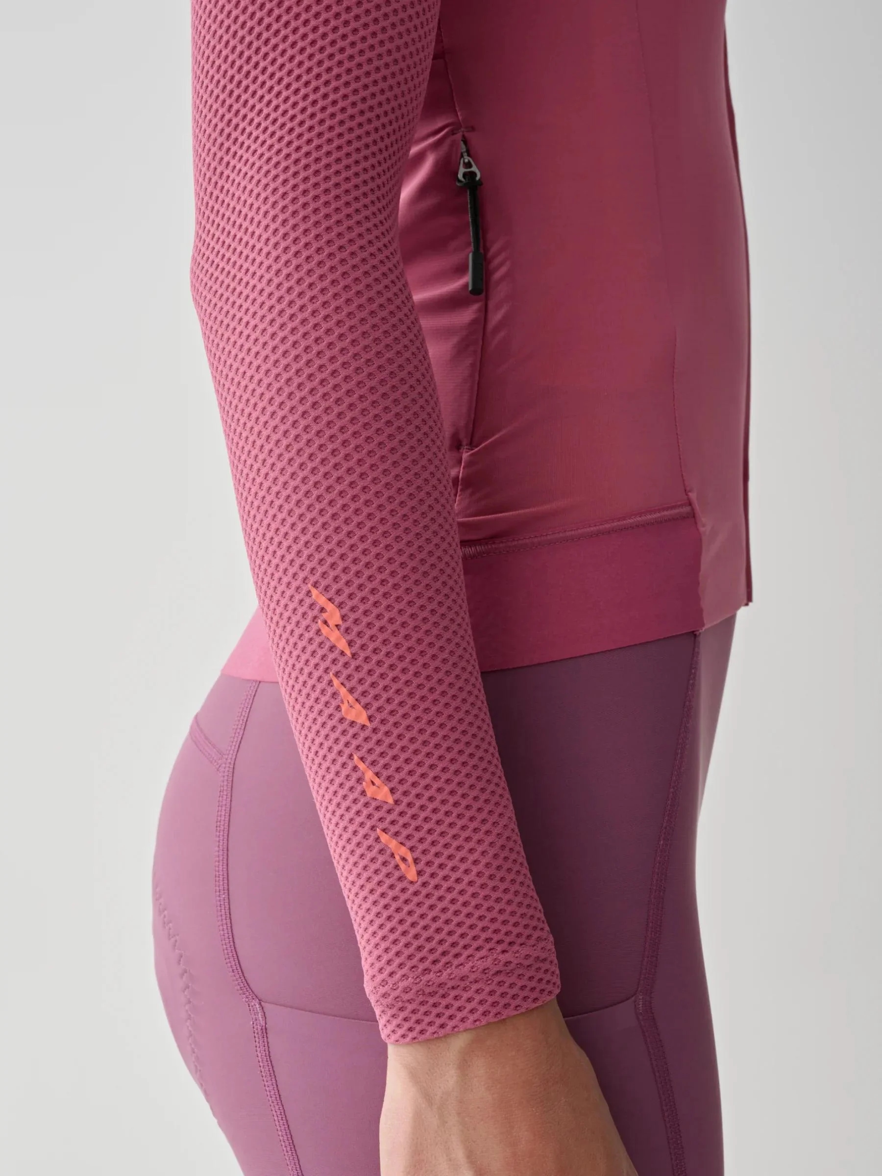 Women’s Evade Pro Base LS Jersey 2.0 - Mauve - Image 3