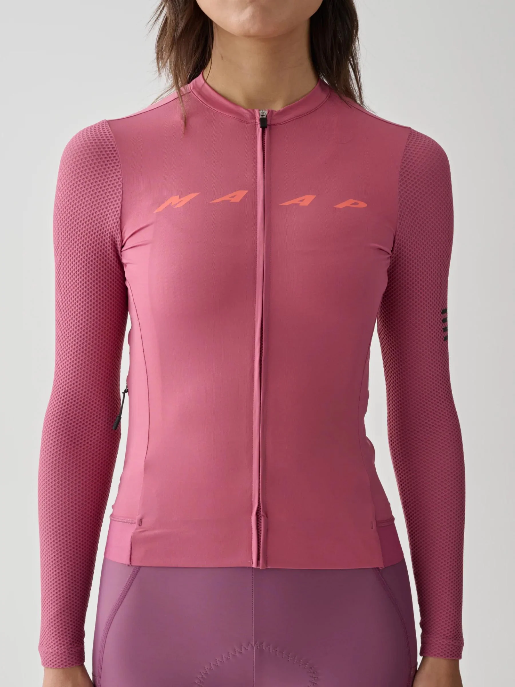 Women’s Evade Pro Base LS Jersey 2.0 - Mauve - Image 5