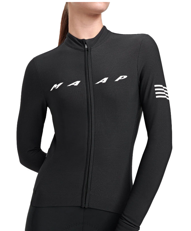 Women's Evade Thermal LS Jersey 2.0 - Black - Image 5
