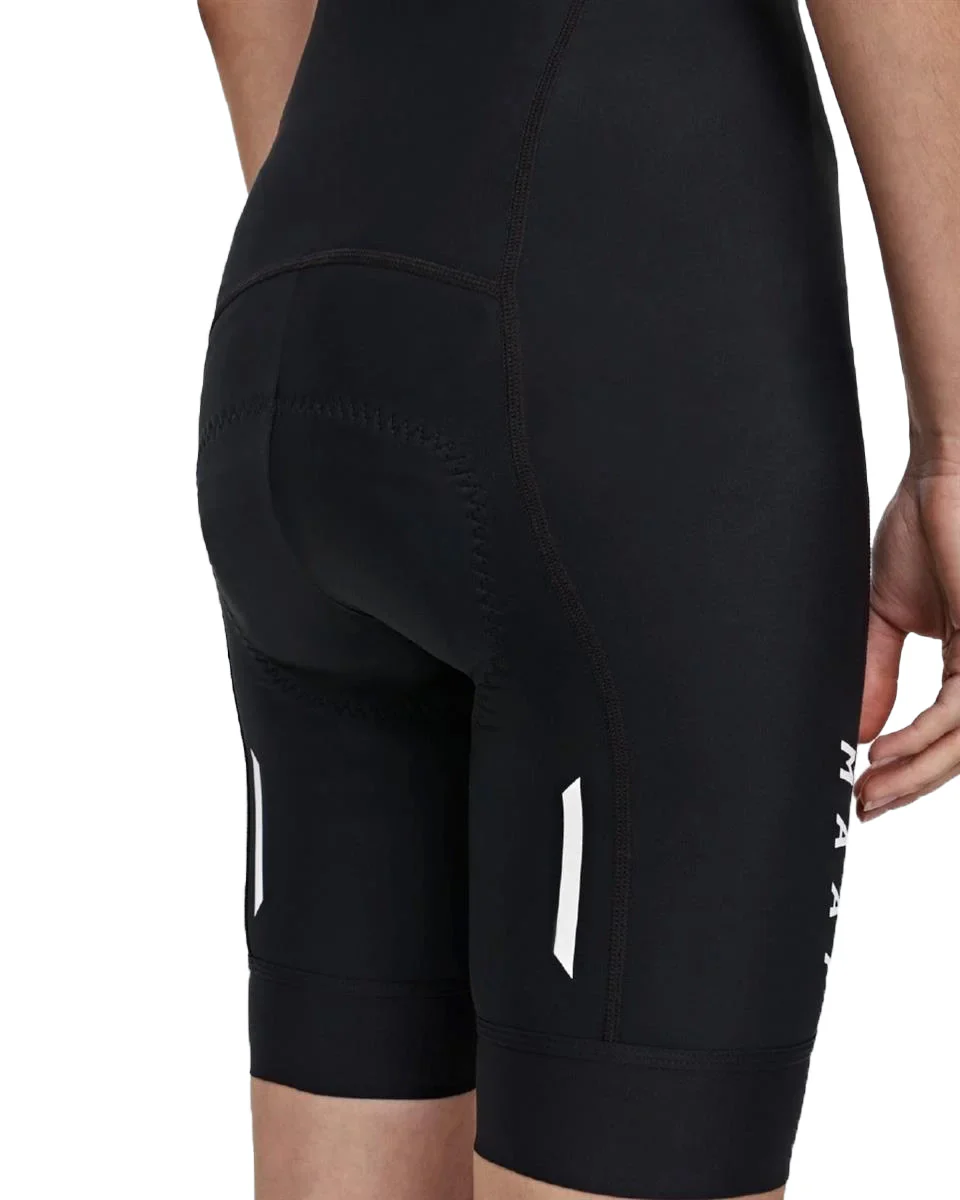 Women's Team Bib Evo Black/White - Image 6