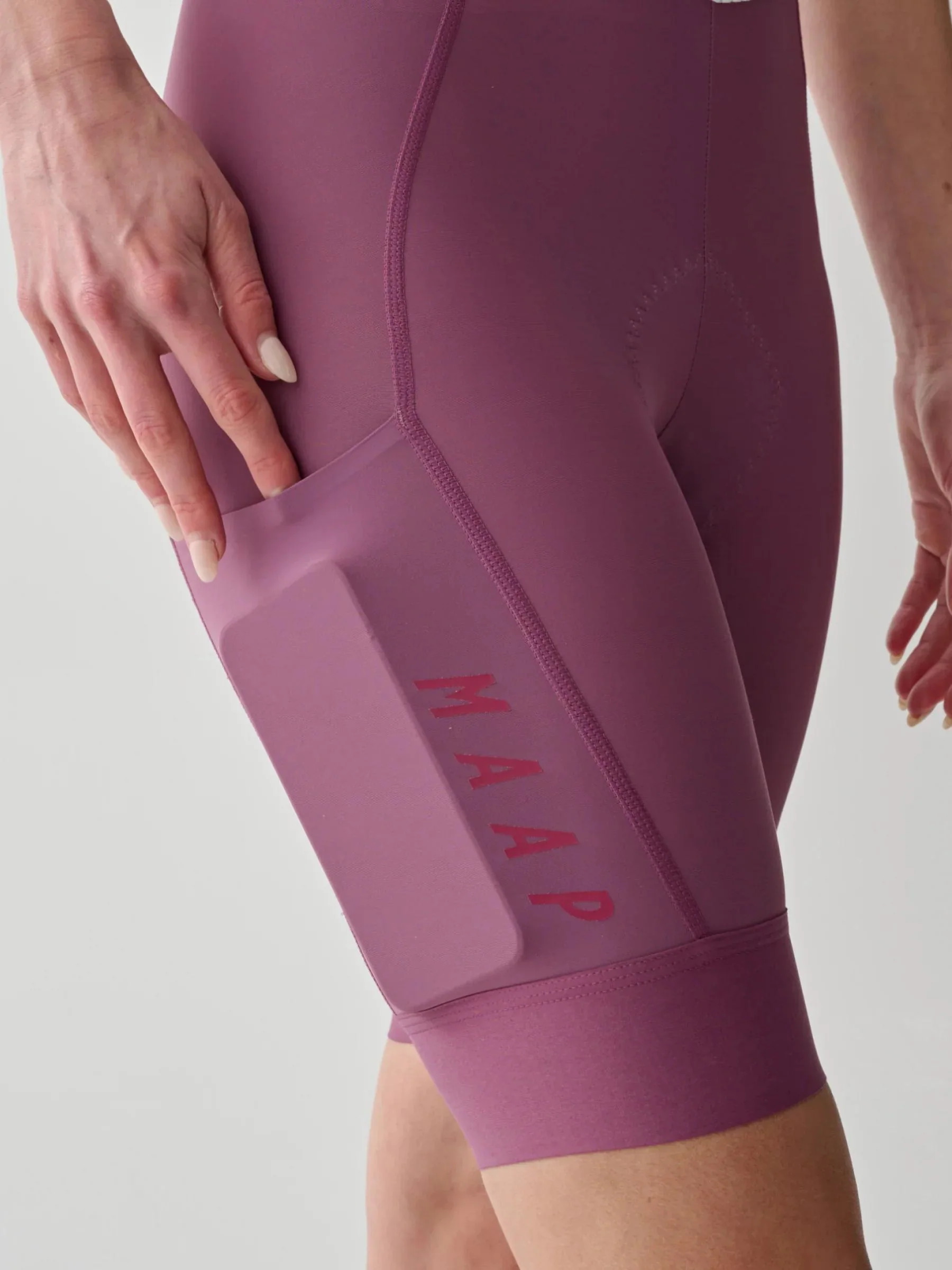 Women's Team Bib Evo Cargo - Mauve - Image 3