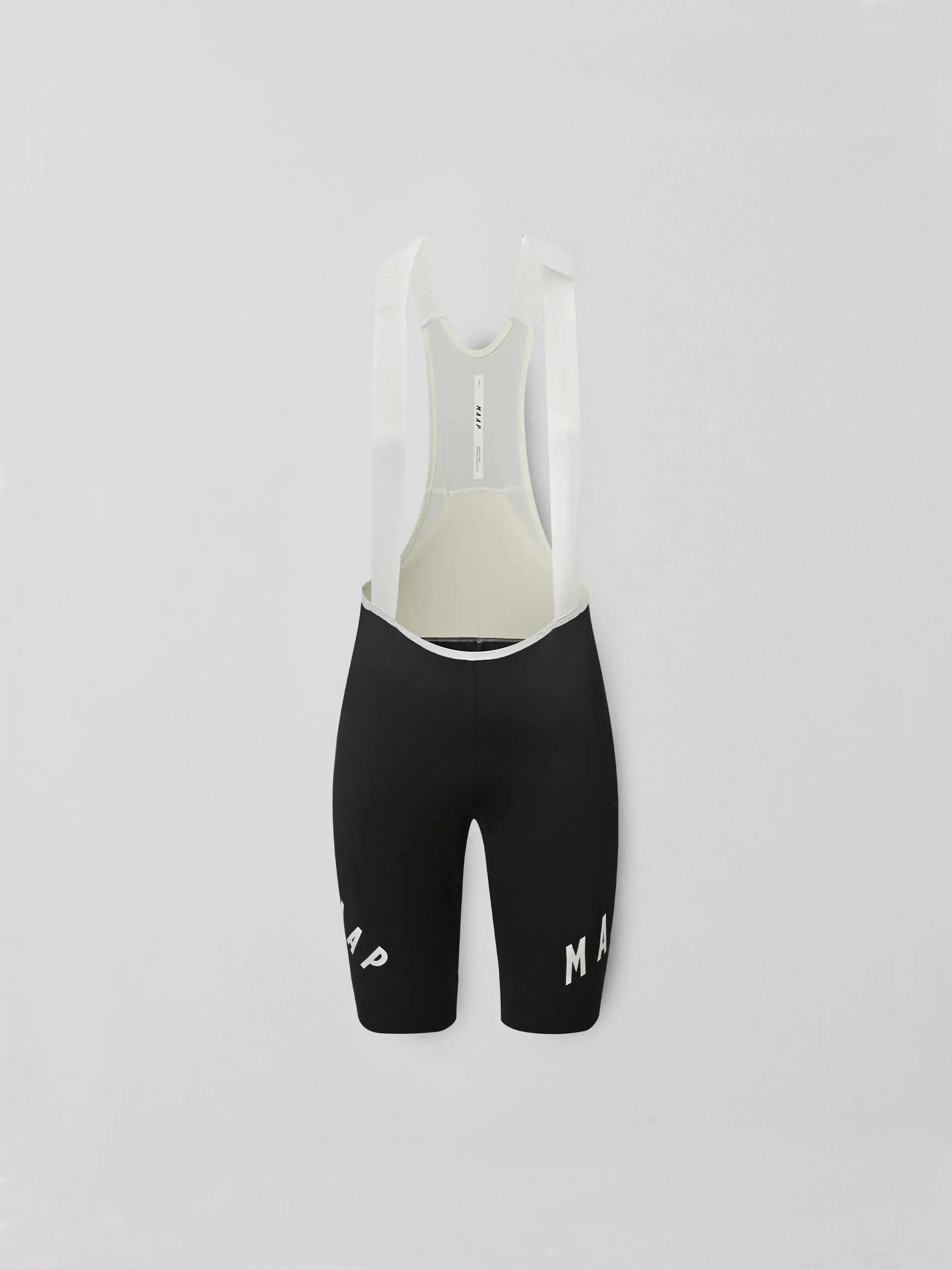 Womens Aeon Bib Shorts - Black/White - Image 3