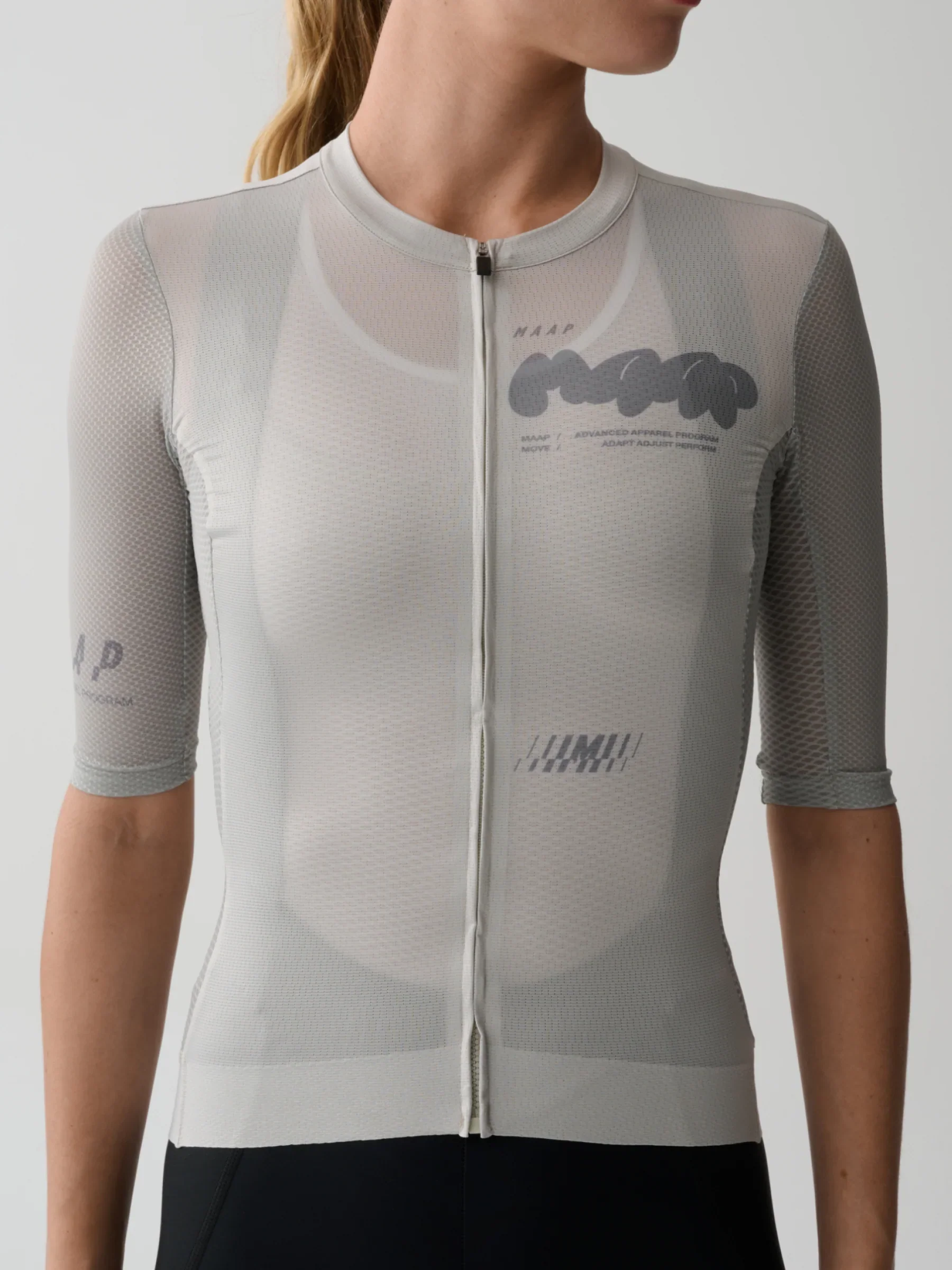 Womens Aerate Pro Air Jersey 3.0 - Fog - Image 2