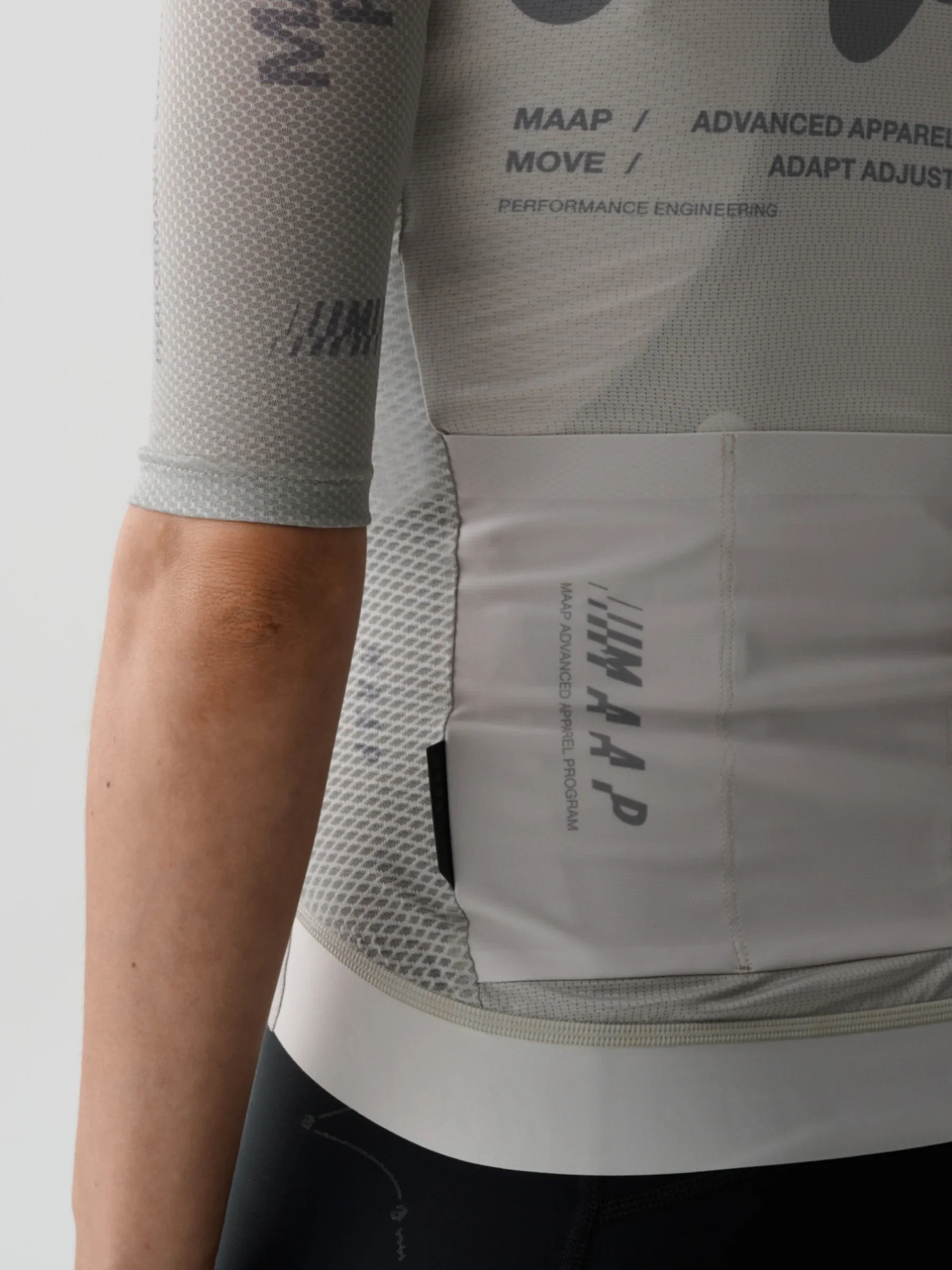 Womens Aerate Pro Air Jersey 3.0 - Fog - Image 4