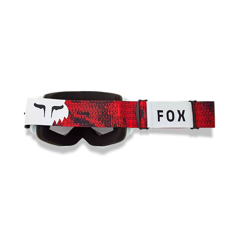 Main Kairos Mirrored Lens Goggle - White/Florescent Red - Image 2