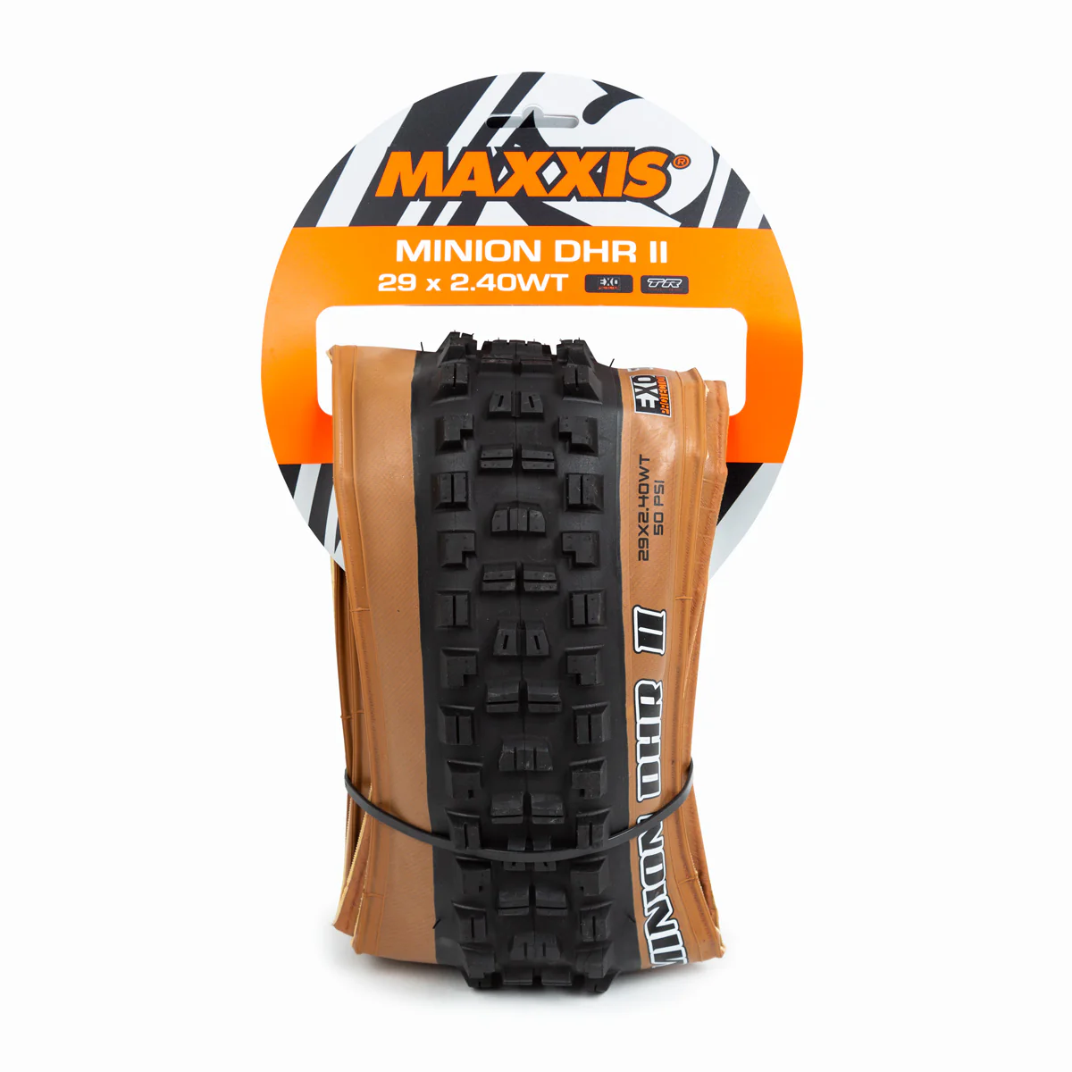 Minion DHR II WT Skinwall Faltreifen 29x2.40 Zoll - Dual Compound TR EXO - Image 2