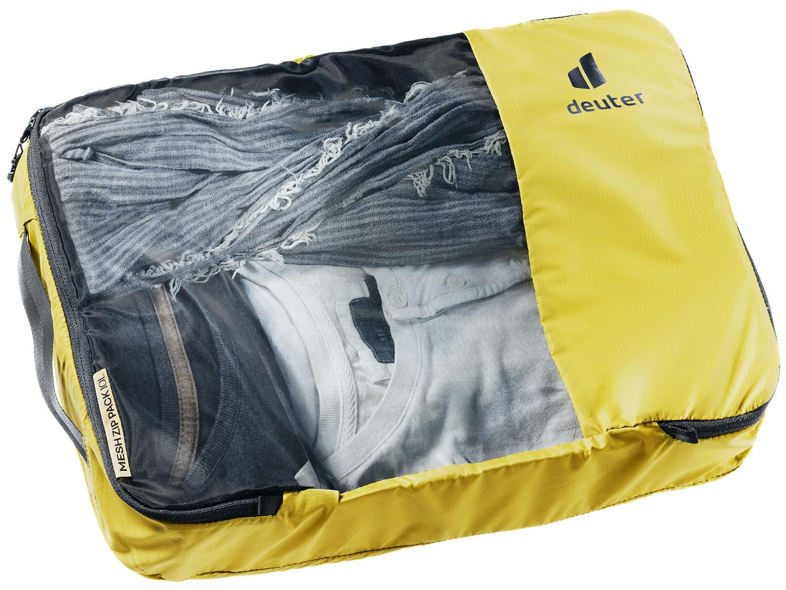 Mesh Zip Pack 10 Gelb (turmeric-black)