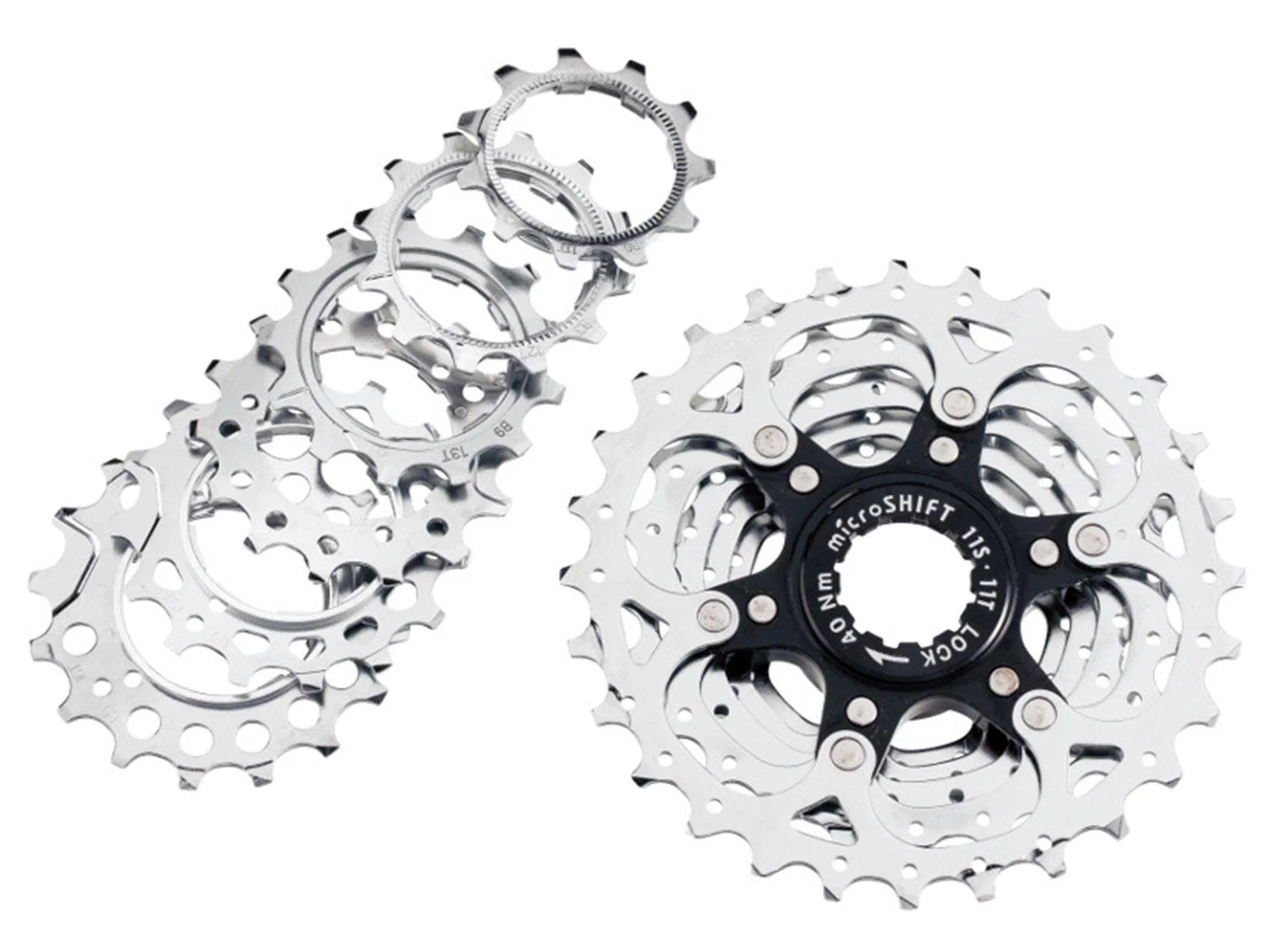 Aris 11 Road Kassette 11sp 11-28T Stahl - chrome - Image 2