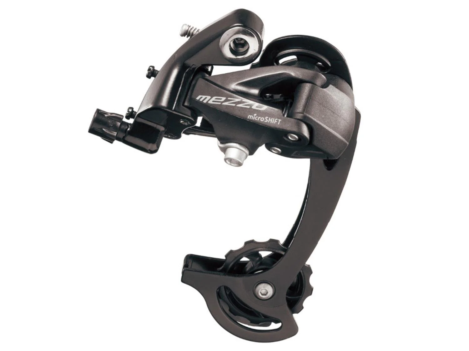 Mezzo Schaltwerk langer Käfig 2/3x8/9 speed - black