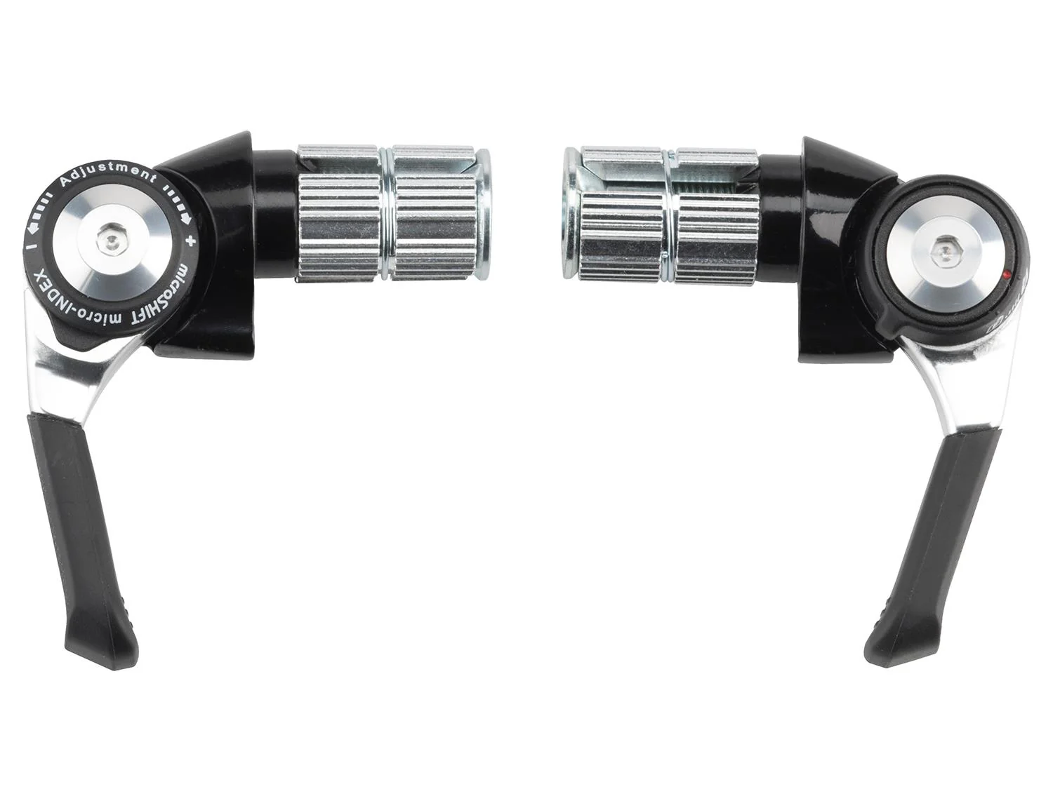 R8 Road Bar End Flat Bar Schalthebel-Set 2/3x8 speed - black - Image 2