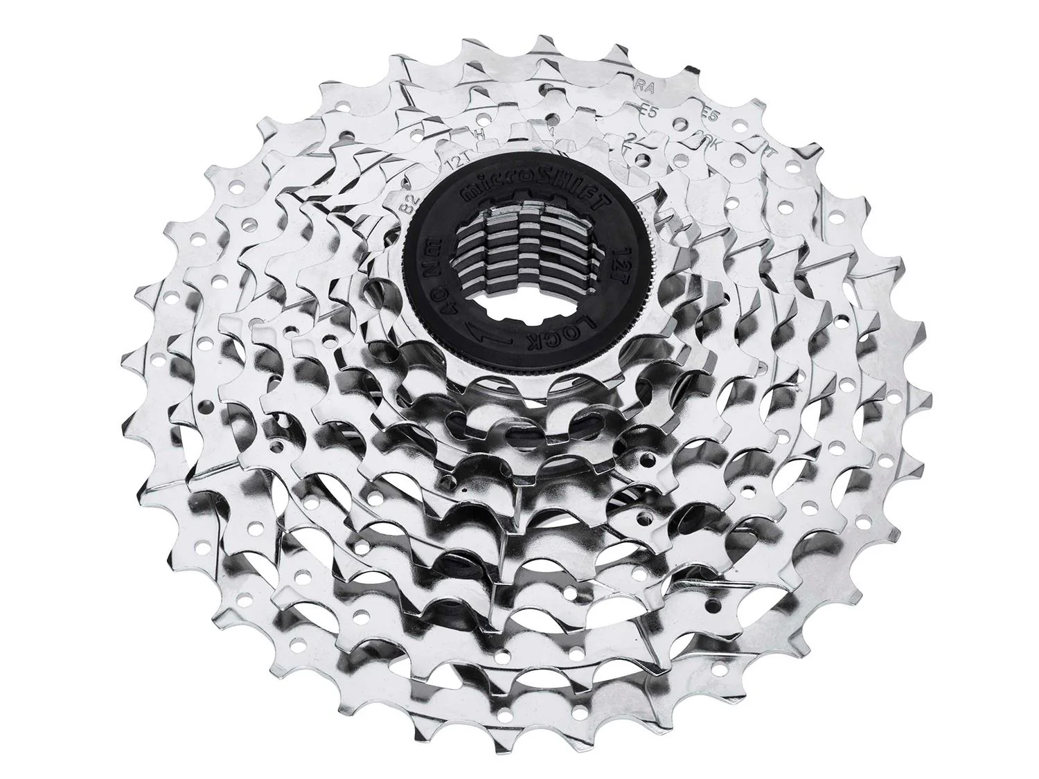 R8 Road Kassette 8sp 11-28T Nickel - chrome