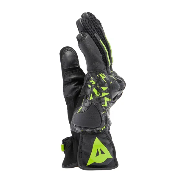 MIG 3 Unisex Lederhandschuhe - Black/Anthracite/Yellow-Fluo - Image 4