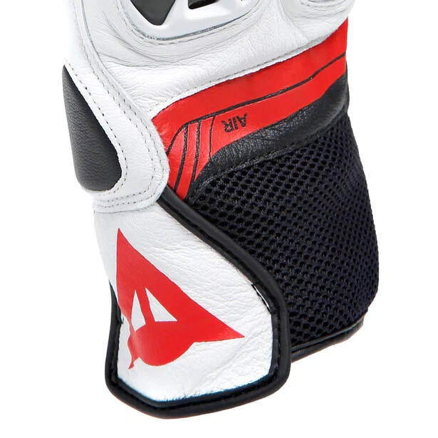 MIG 3 Unisex Lederhandschuhe - Black/White/Lava-Red - Image 4
