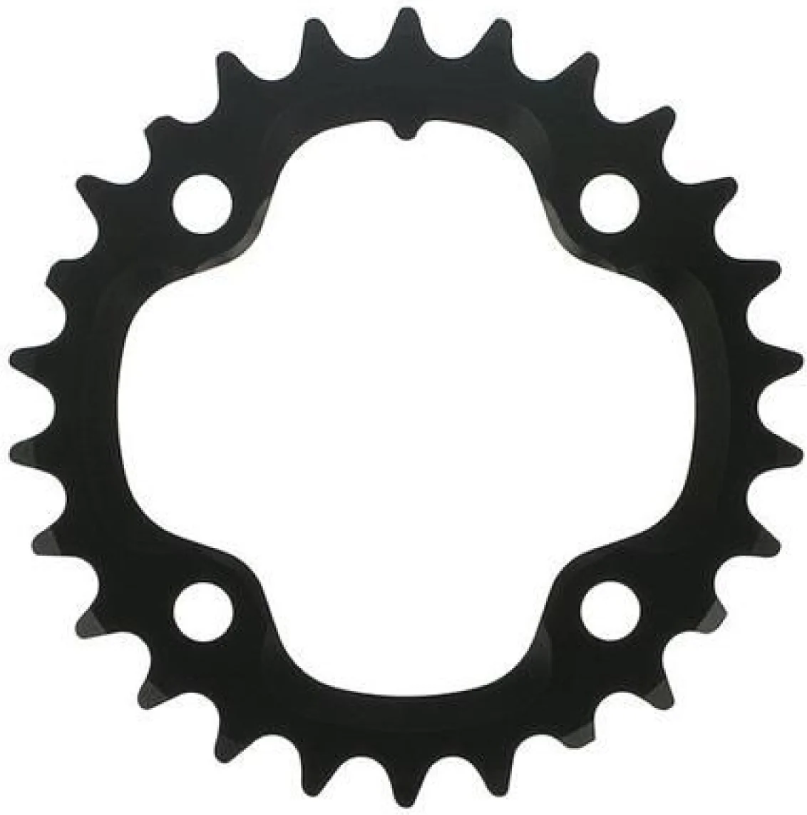 MTB Kettenblatt, 10-fach, Lochkreis 80 mm, 26 Zähne - schwarz