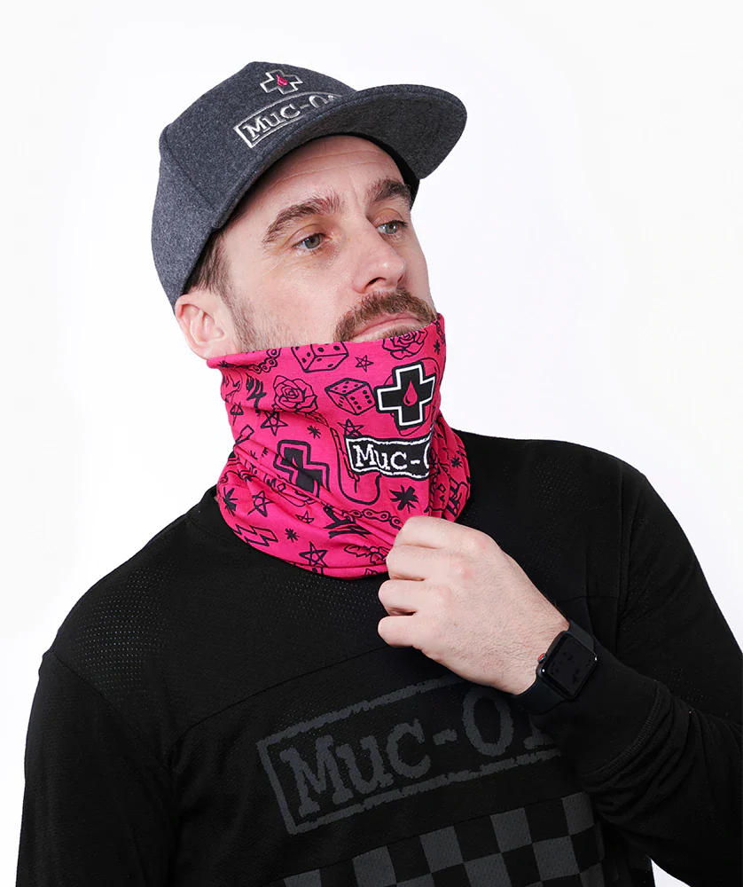 Lightweight Neck Gaiter Halstuch - Pink Punk - Image 3