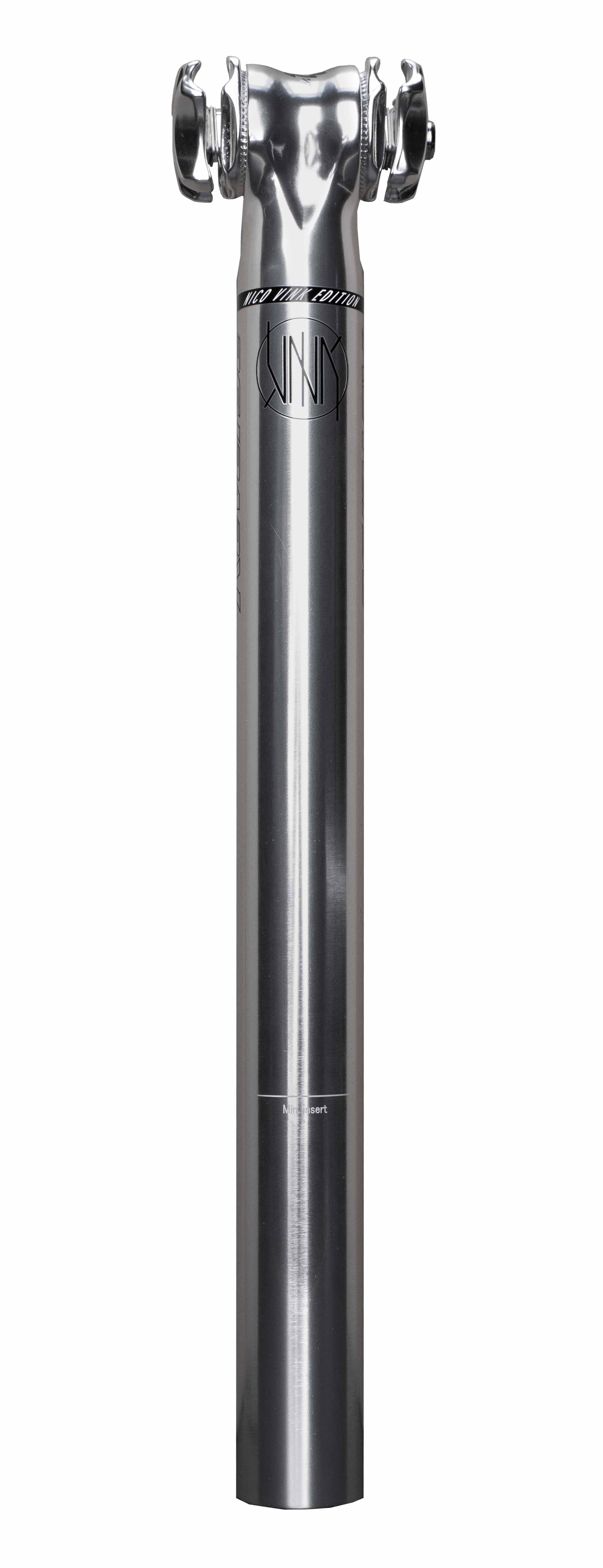 Nico Vink Sattelstütze 350 mm - silber/schwarz