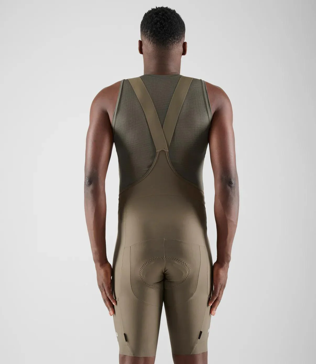 Odyssey Training Bib Shorts - Military Green - Image 4