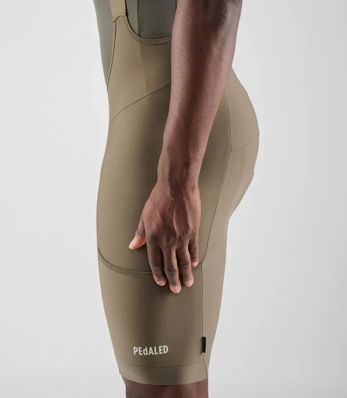 Odyssey Training Bib Shorts - Military Green - Image 7