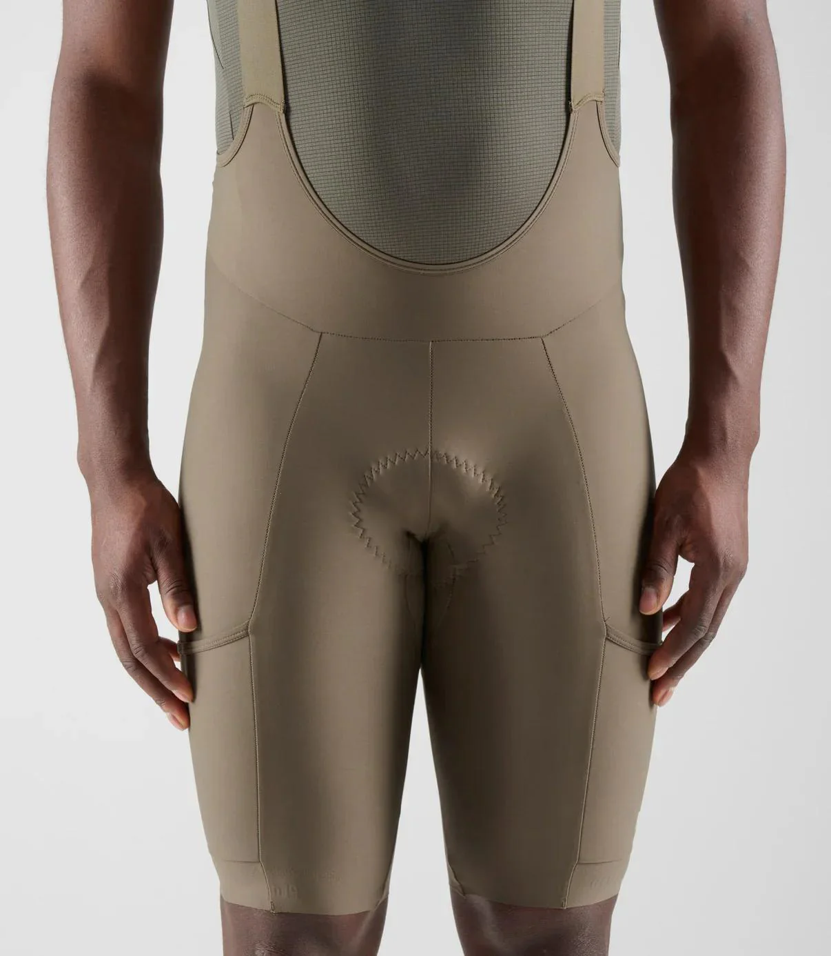 Odyssey Training Bib Shorts - Military Green - Image 8