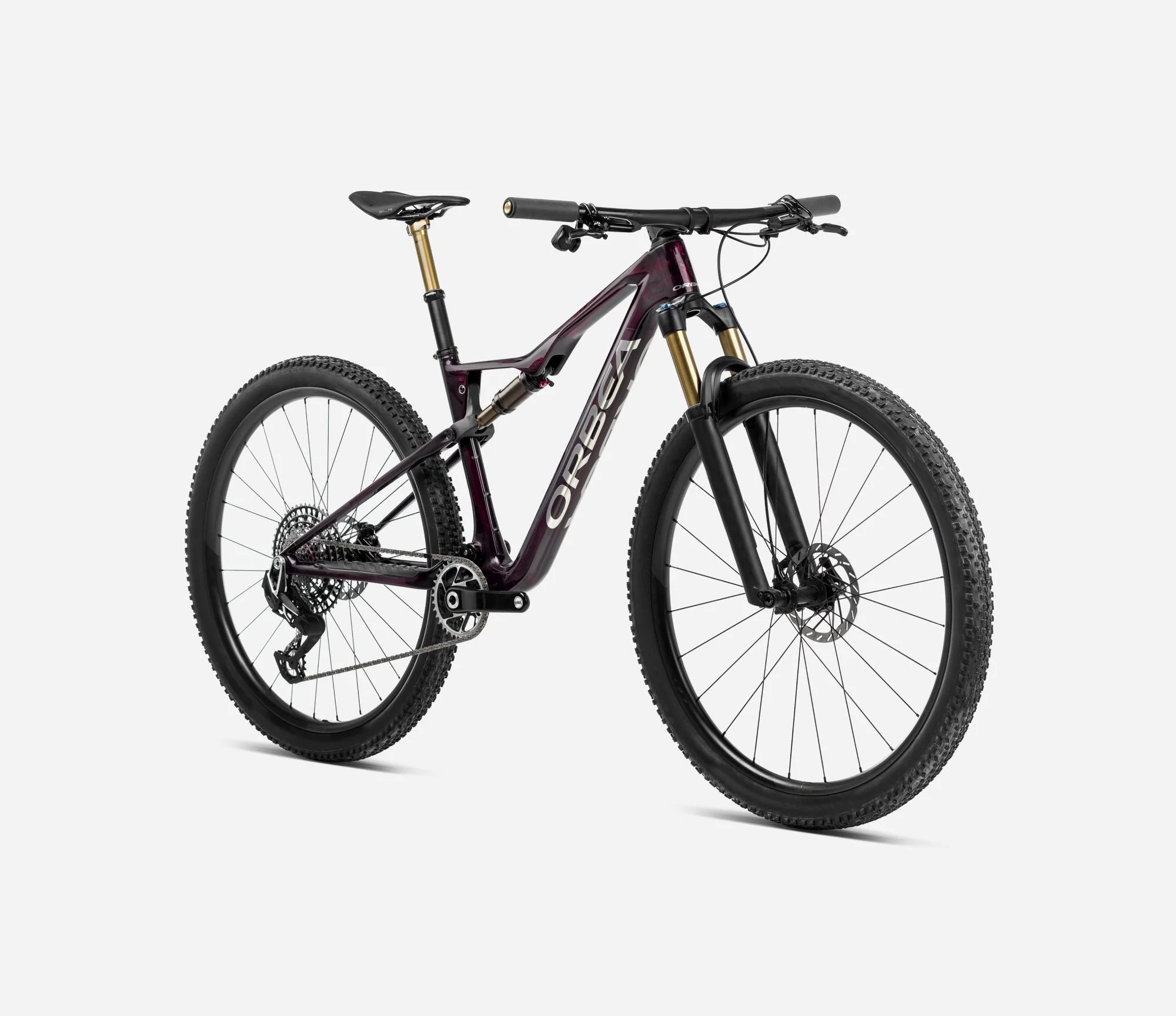 OIZ M-TEAM AXS - Wine Red Carbon View - Titan (Gloss) - Image 2