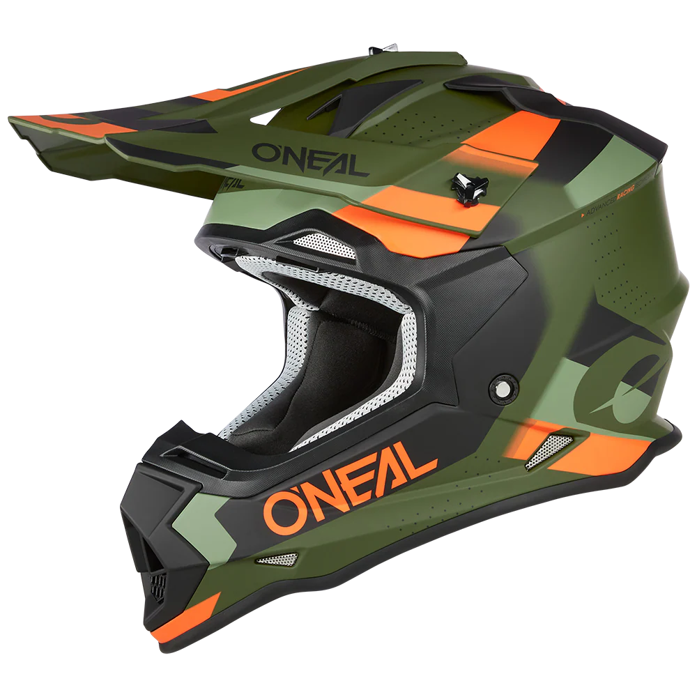 2SRS Helm SPYDE green/black/orange