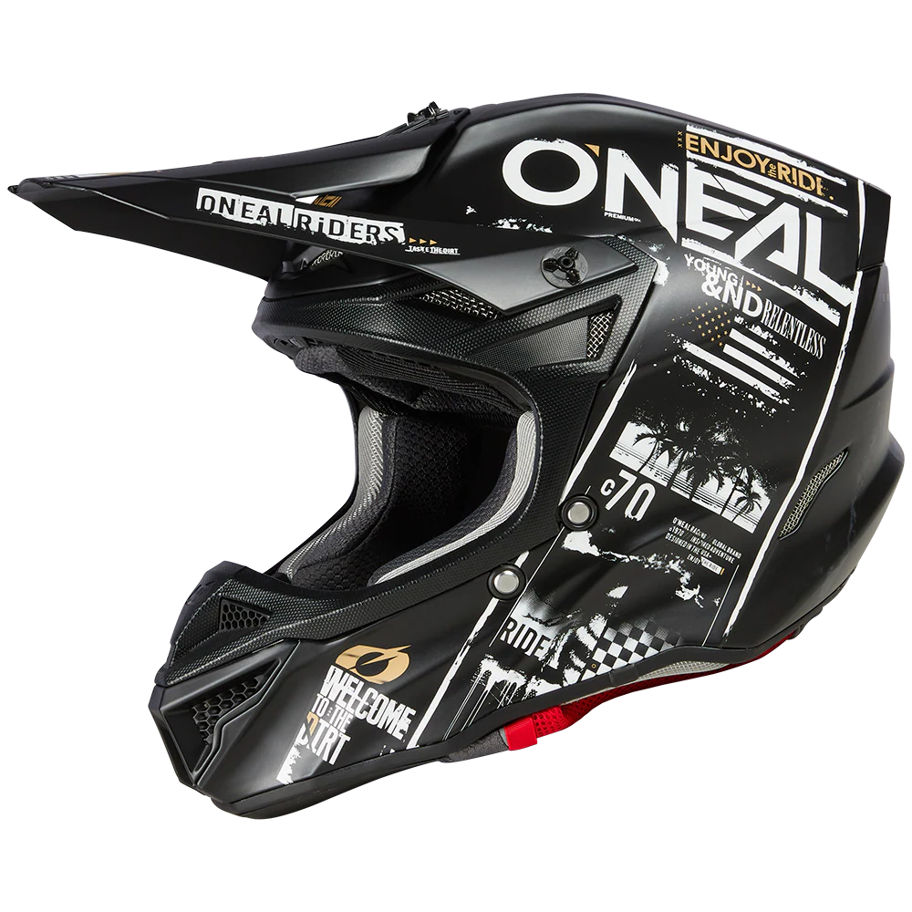 5SRS Polyacrylite Helm ATTACK black/white