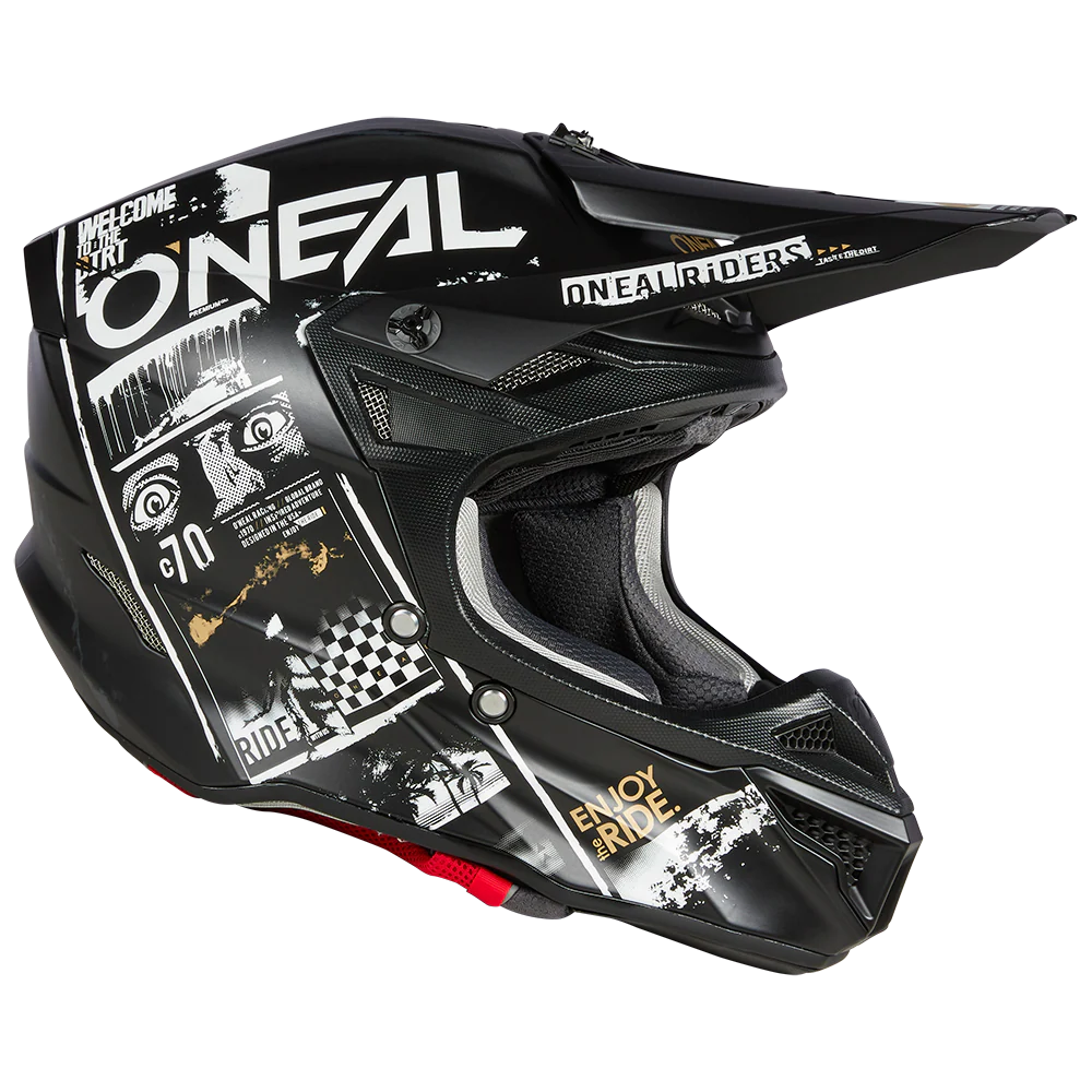 5SRS Polyacrylite Helm ATTACK black/white - Image 2