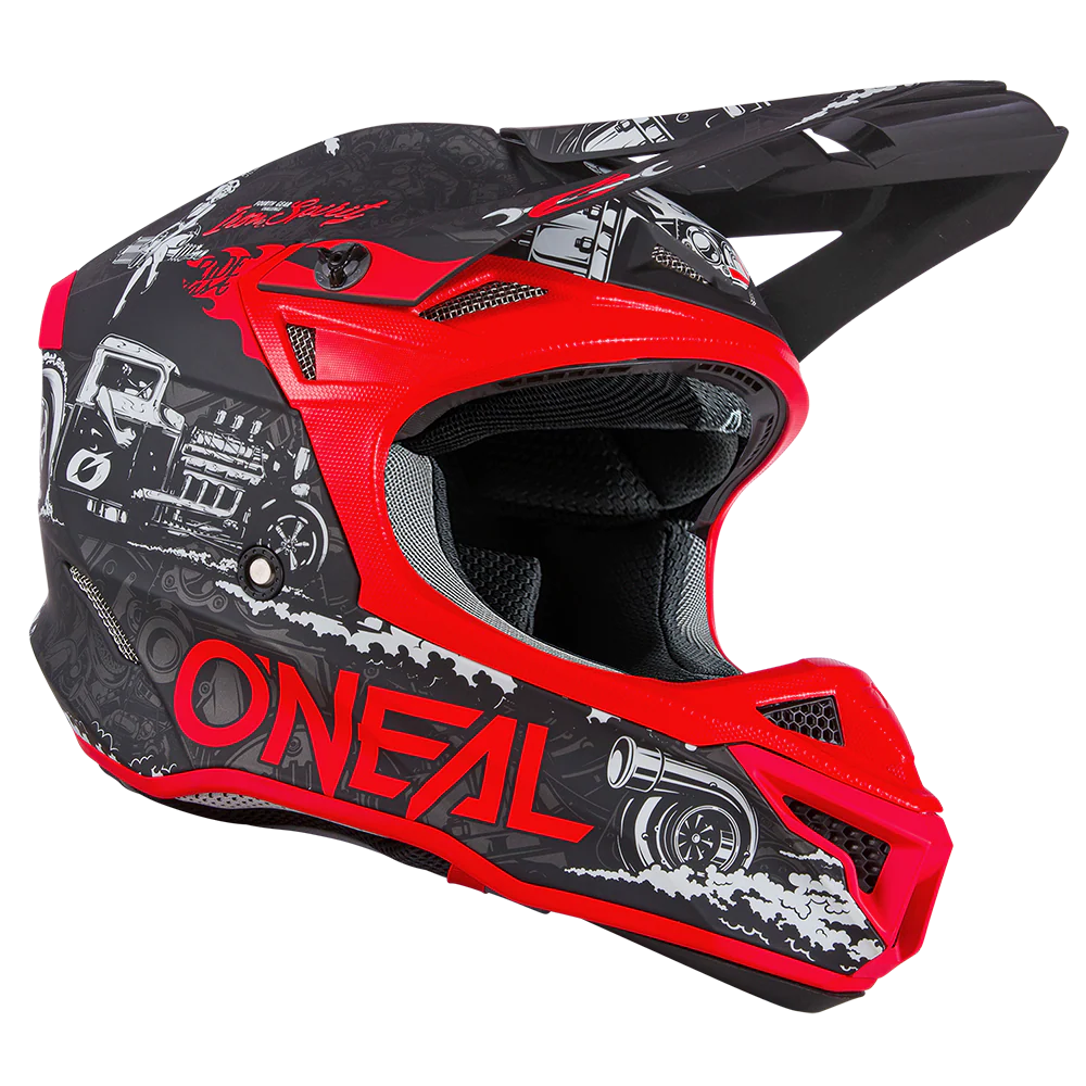 5SRS Polyacrylite Helm HR black/red - Image 2