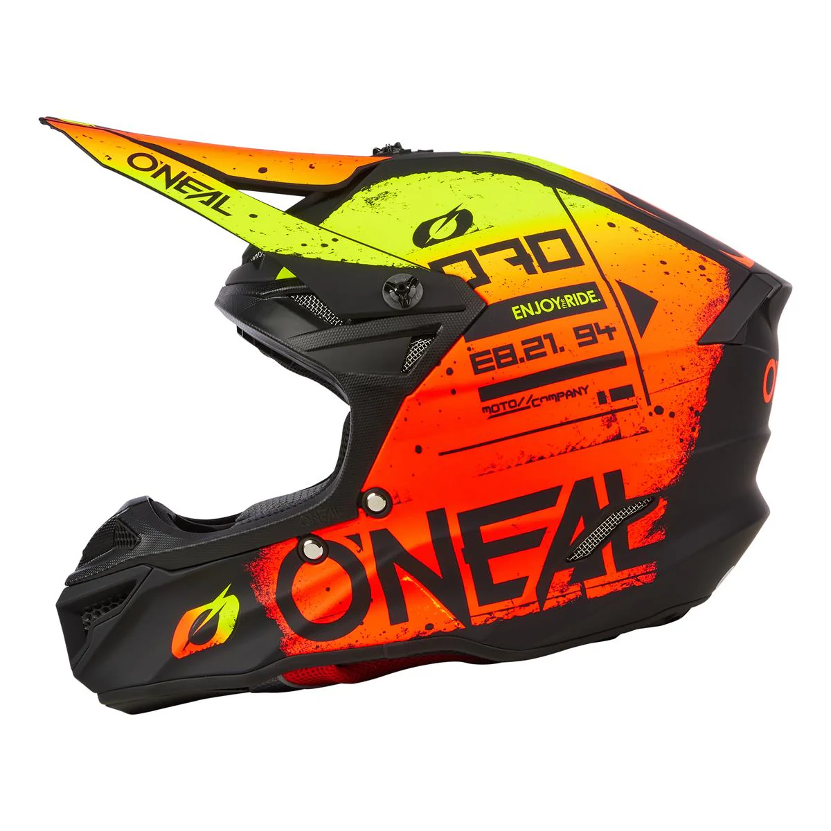 5SRS Polyacrylite Helm SCARZ black/red/yellow - Image 3